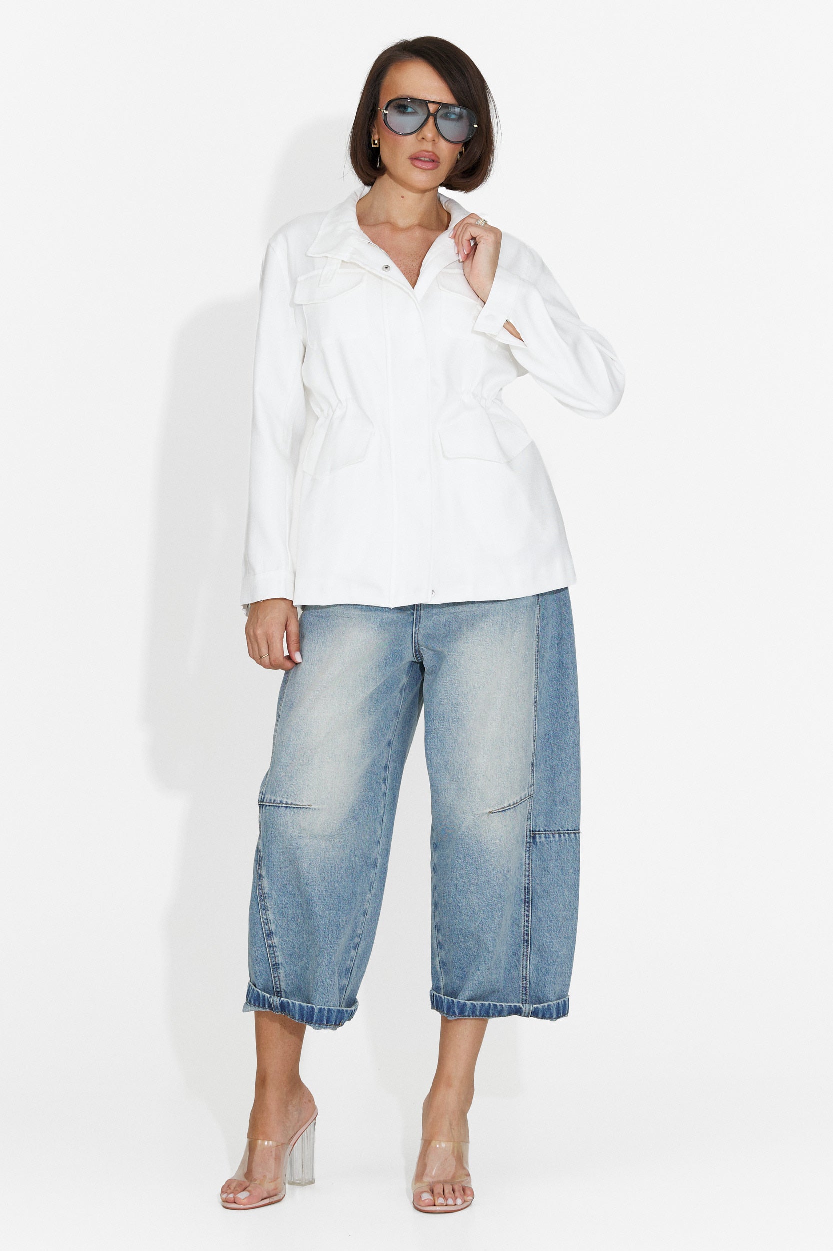 Blugi dama casual albastri Felipa Bogas