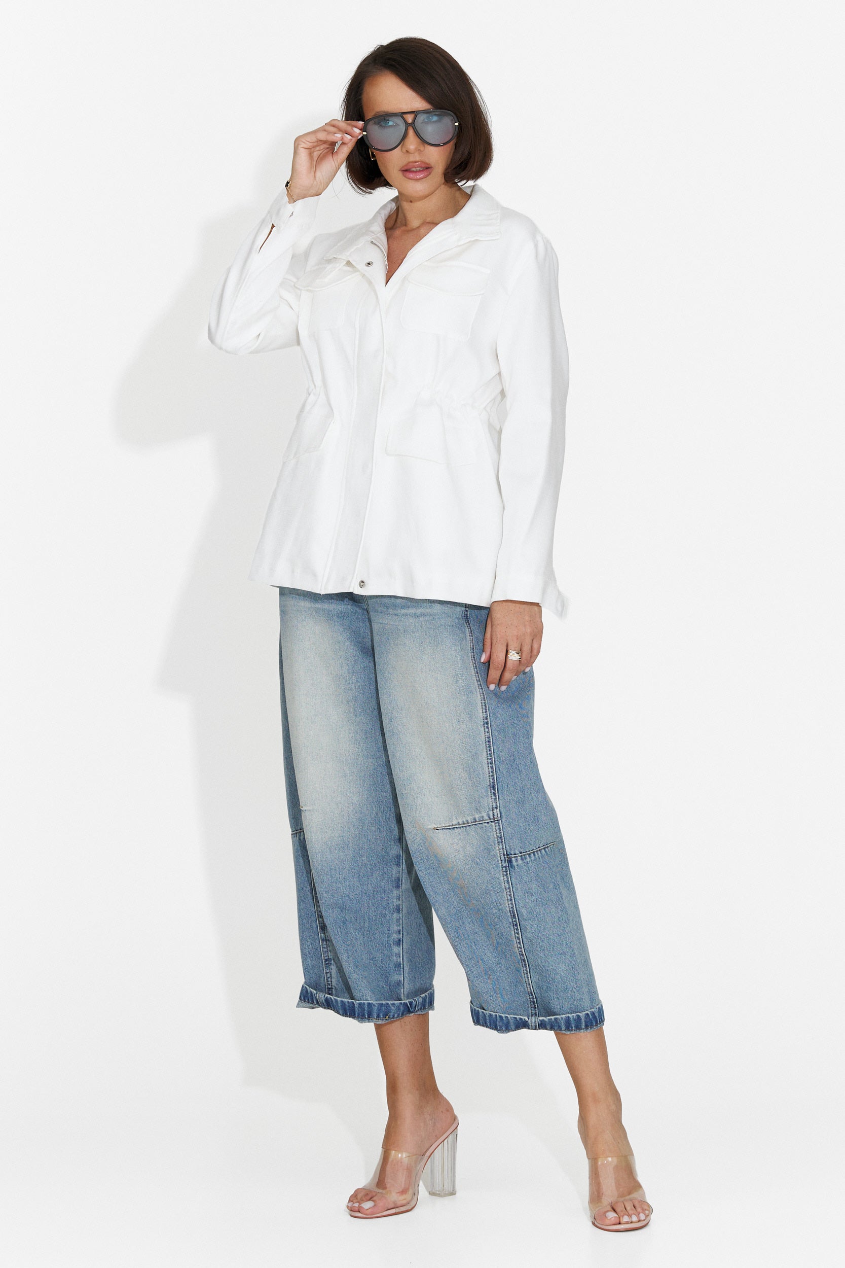 Blugi dama casual albastri Felipa Bogas