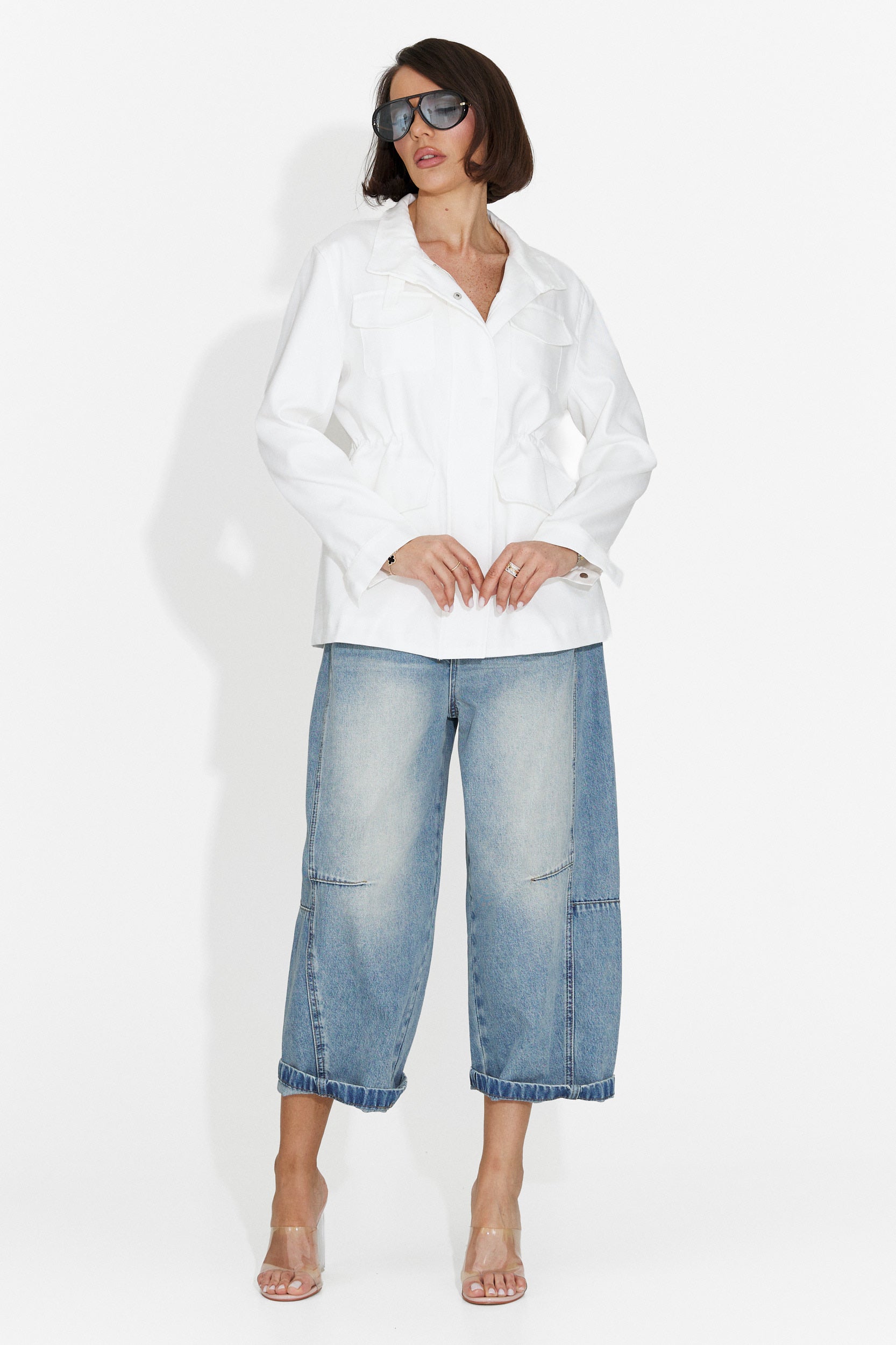 Blugi dama casual albastri Felipa Bogas