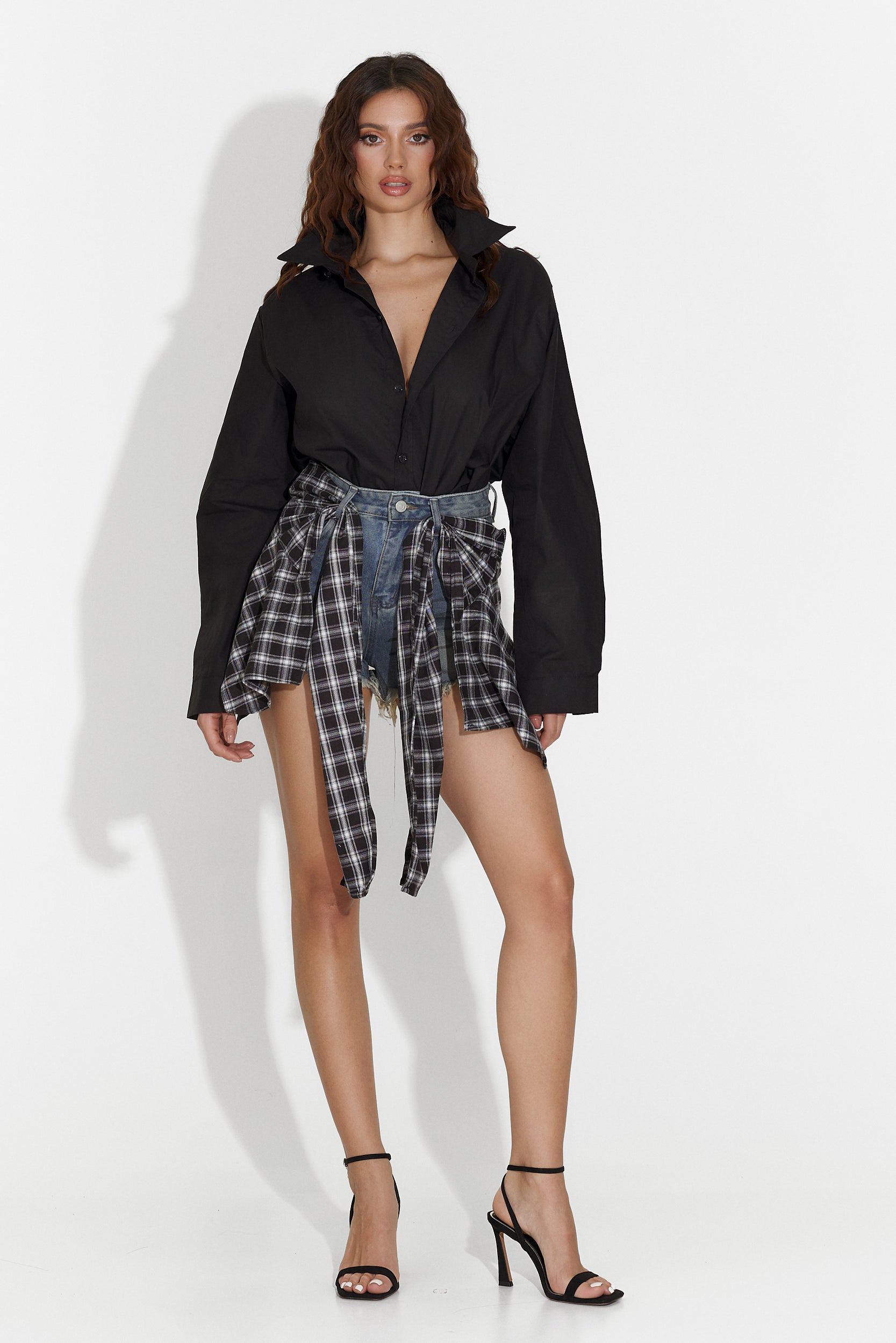 Damskie casualowe niebieskie jeansy Salvosa Bogas