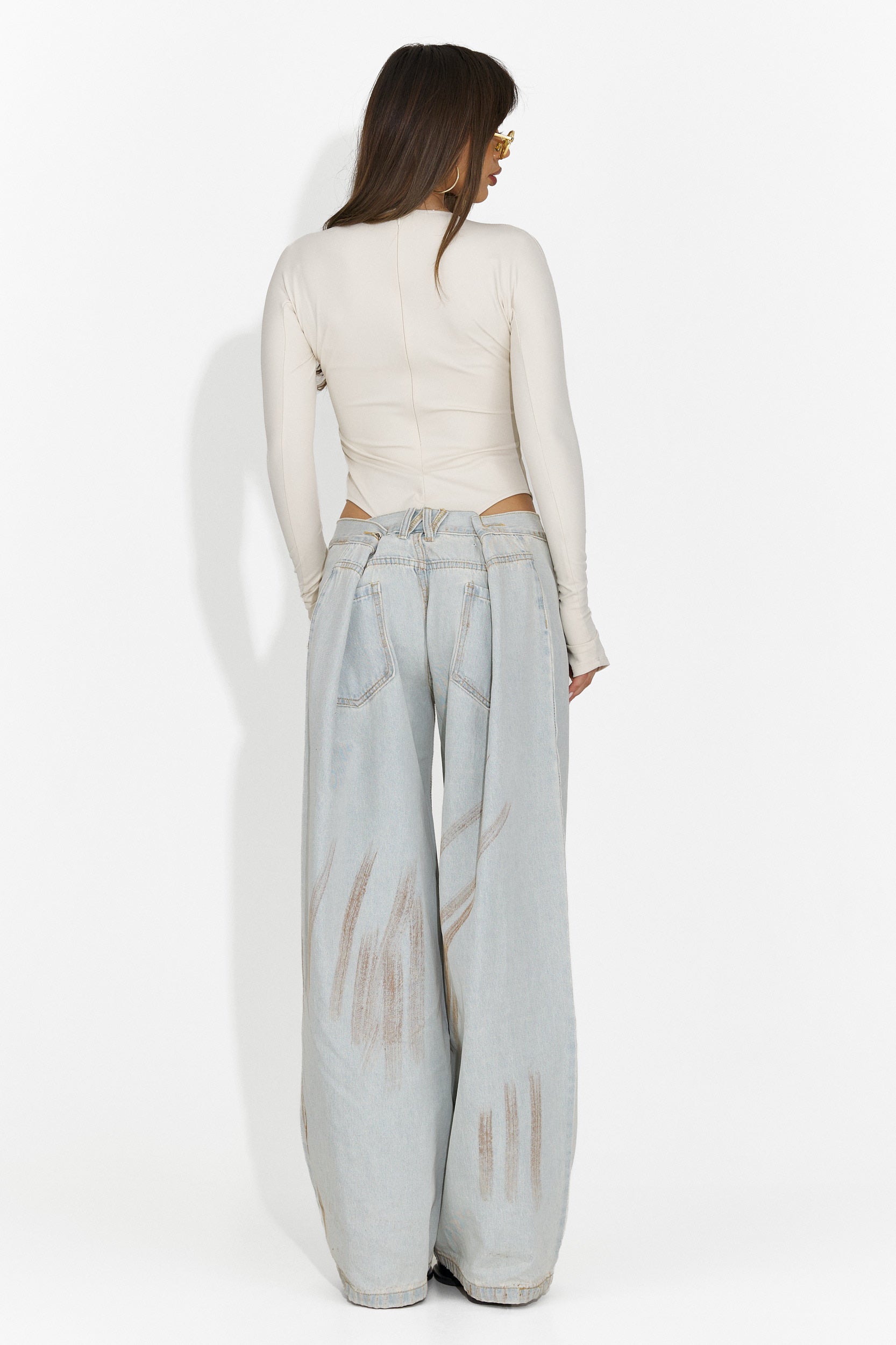 Blugi dama casual bleu Taby Bogas