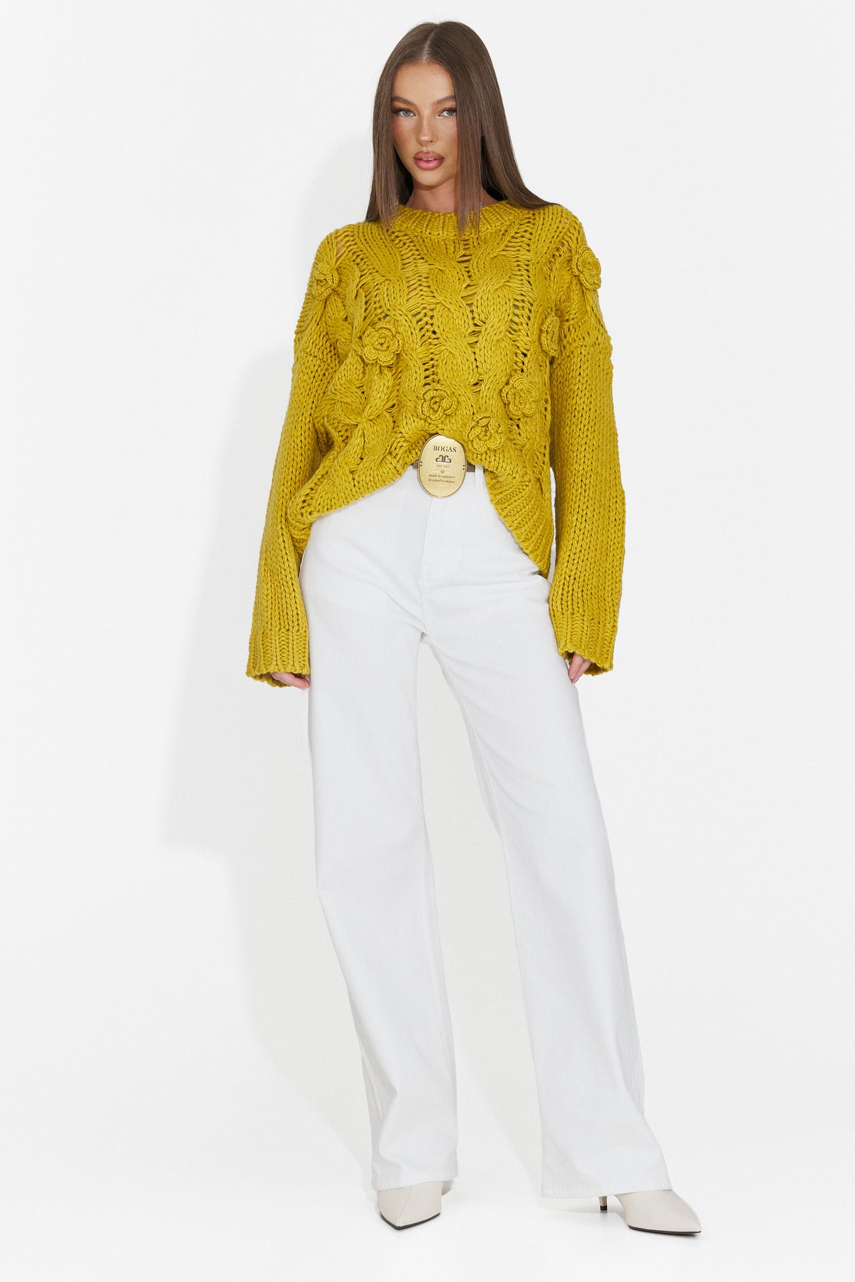 Bluza casual galbena Elsyia Bogas