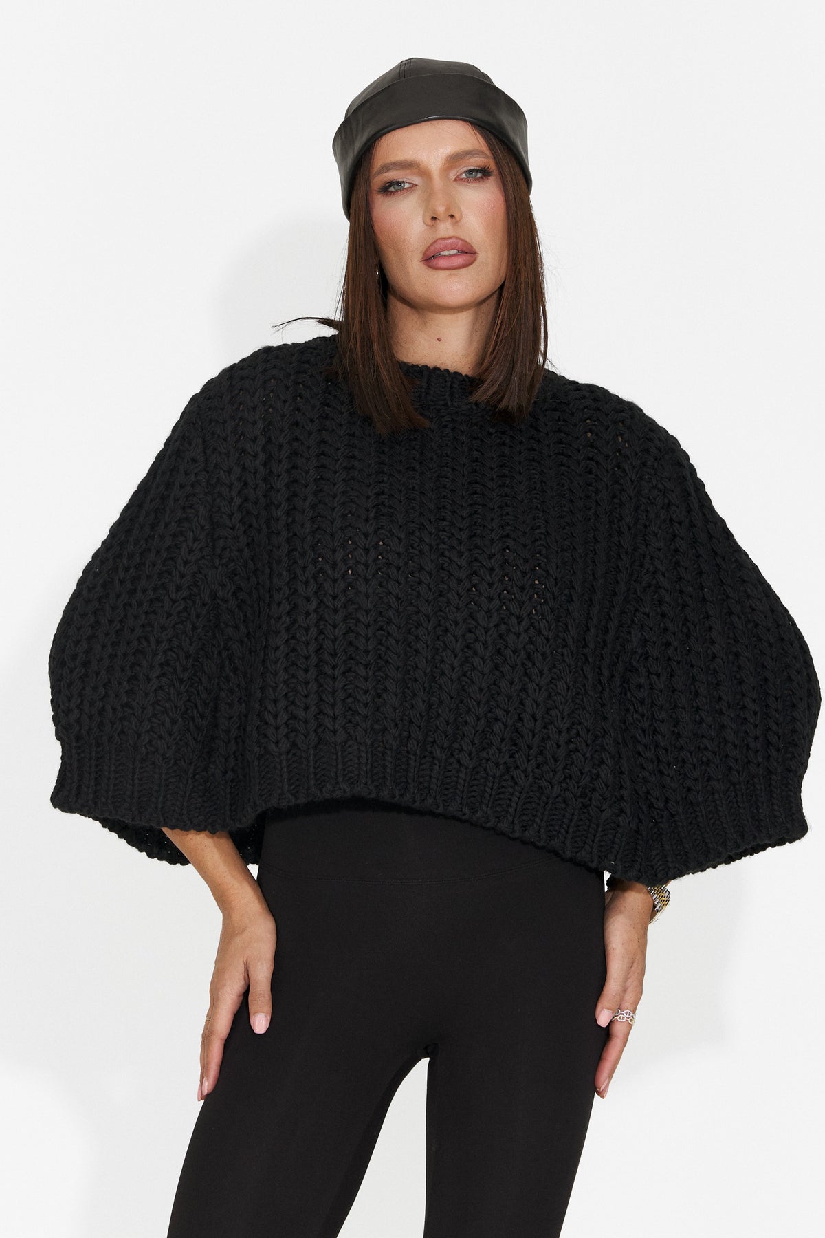 Bluza casual neagra Fluceyra Bogas