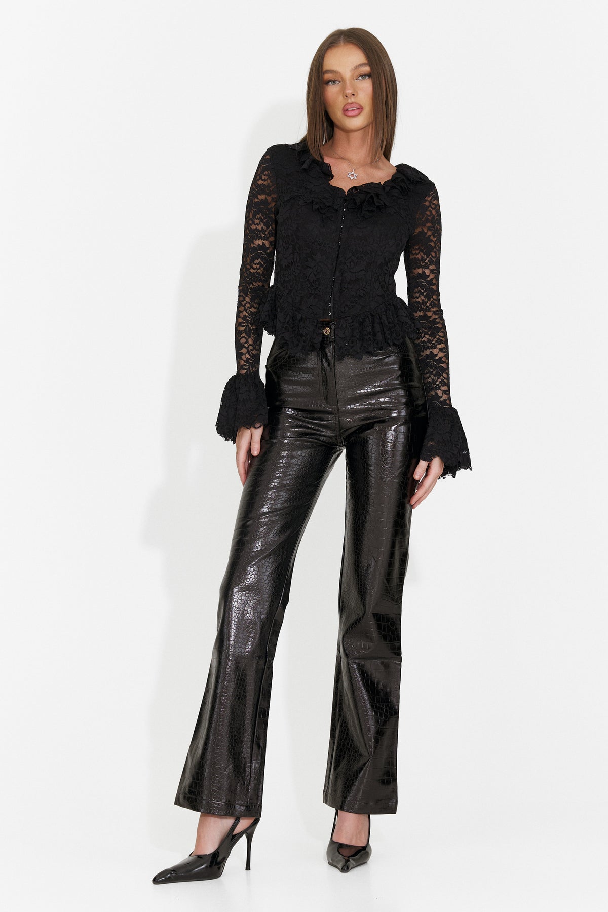 Bluza eleganta neagra Casneria Bogas