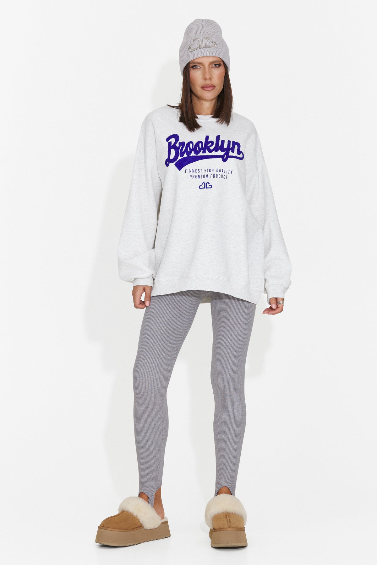 Bluza gri Leroialia Bogas