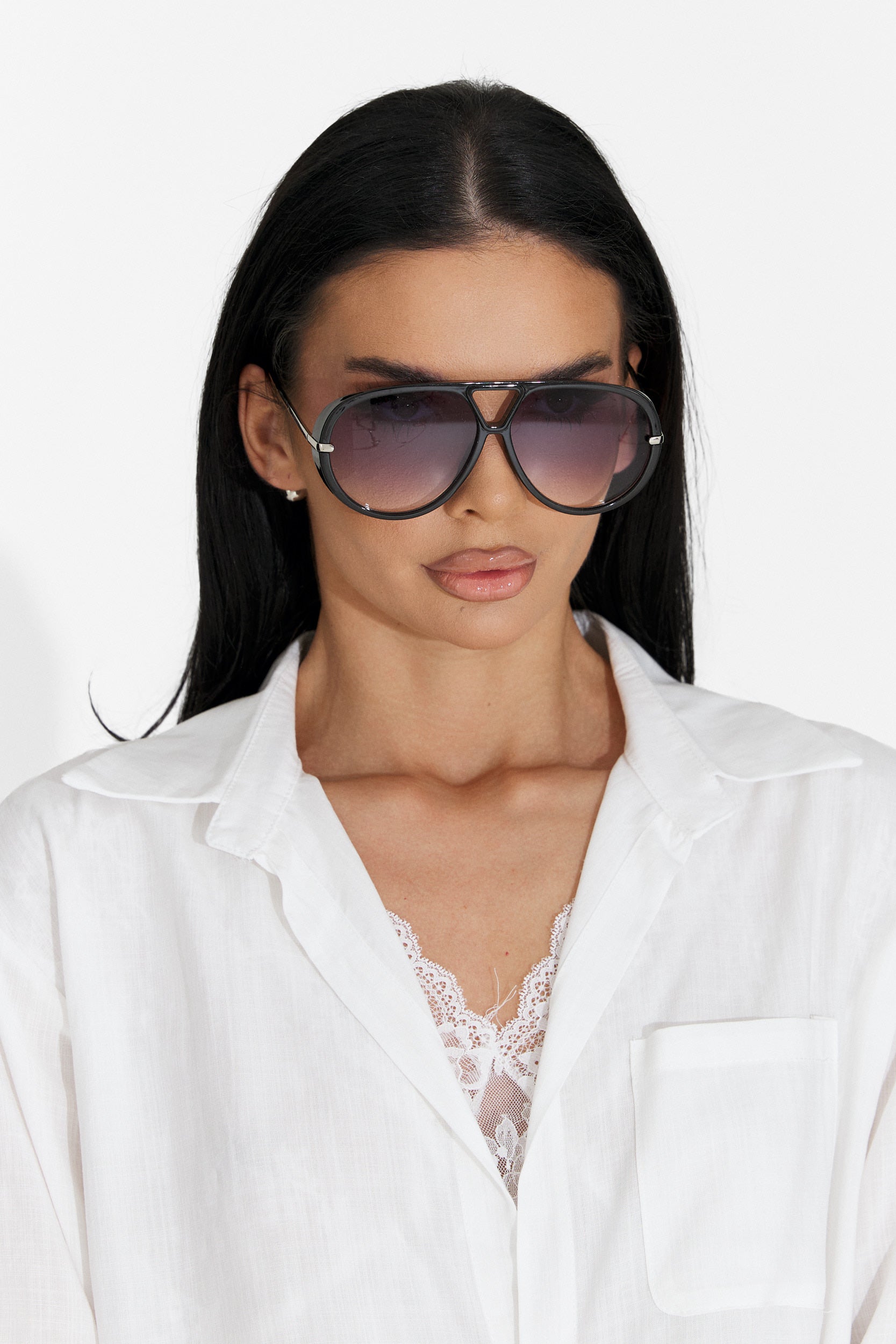 Ochelari dama de soare negru Sabine Bogas