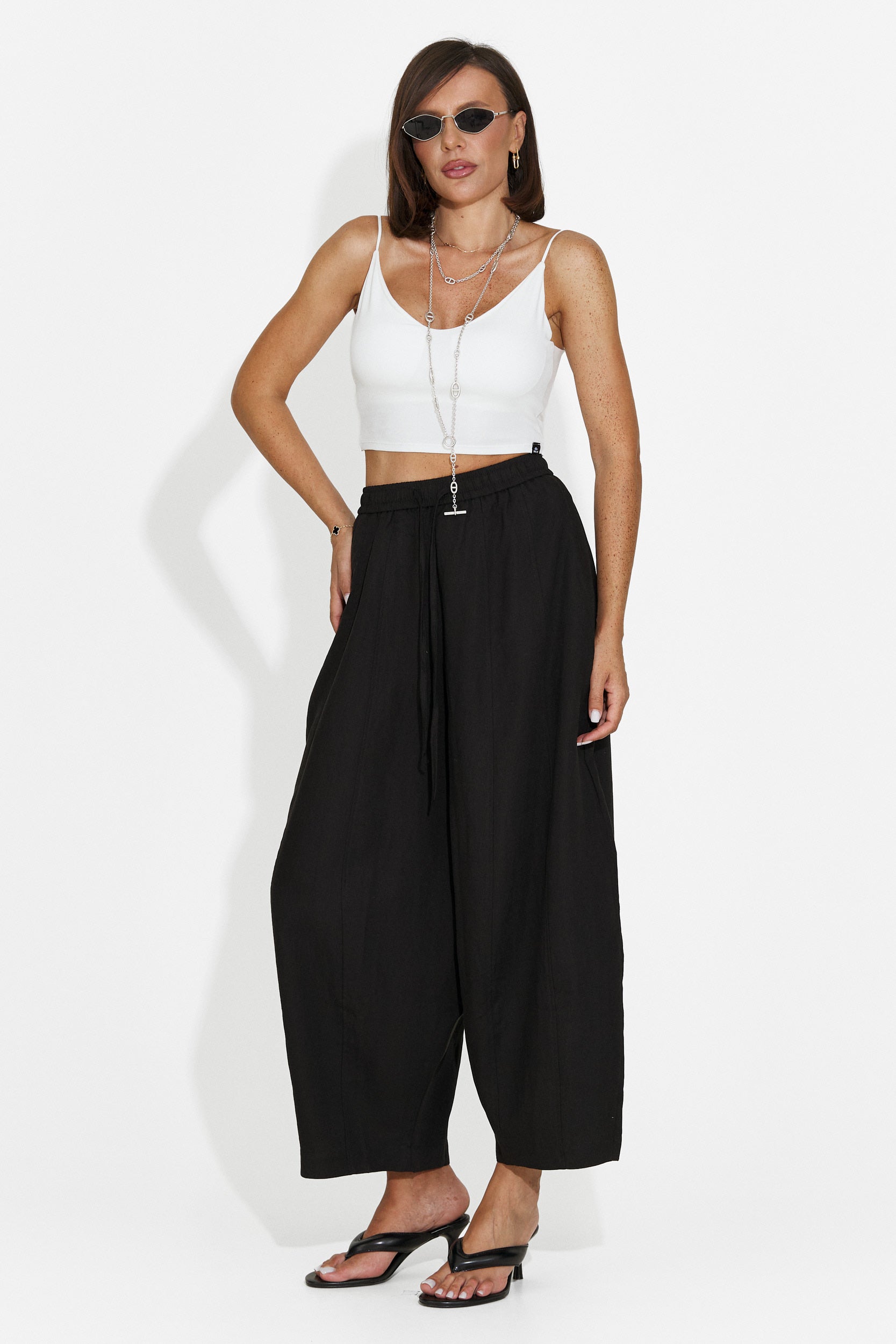 Biały top damski casual Izelya Bogas