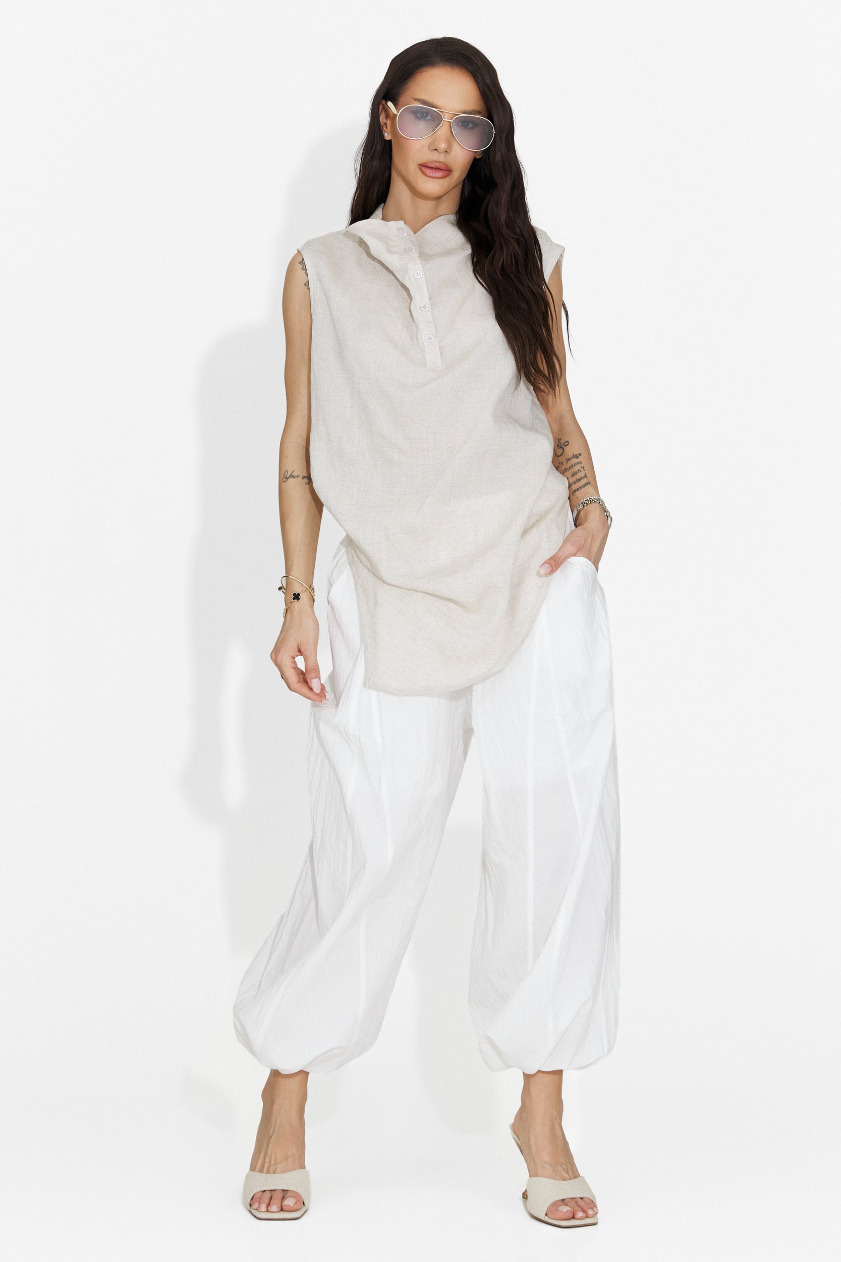 Camasa dama casual bej Notario Bogas