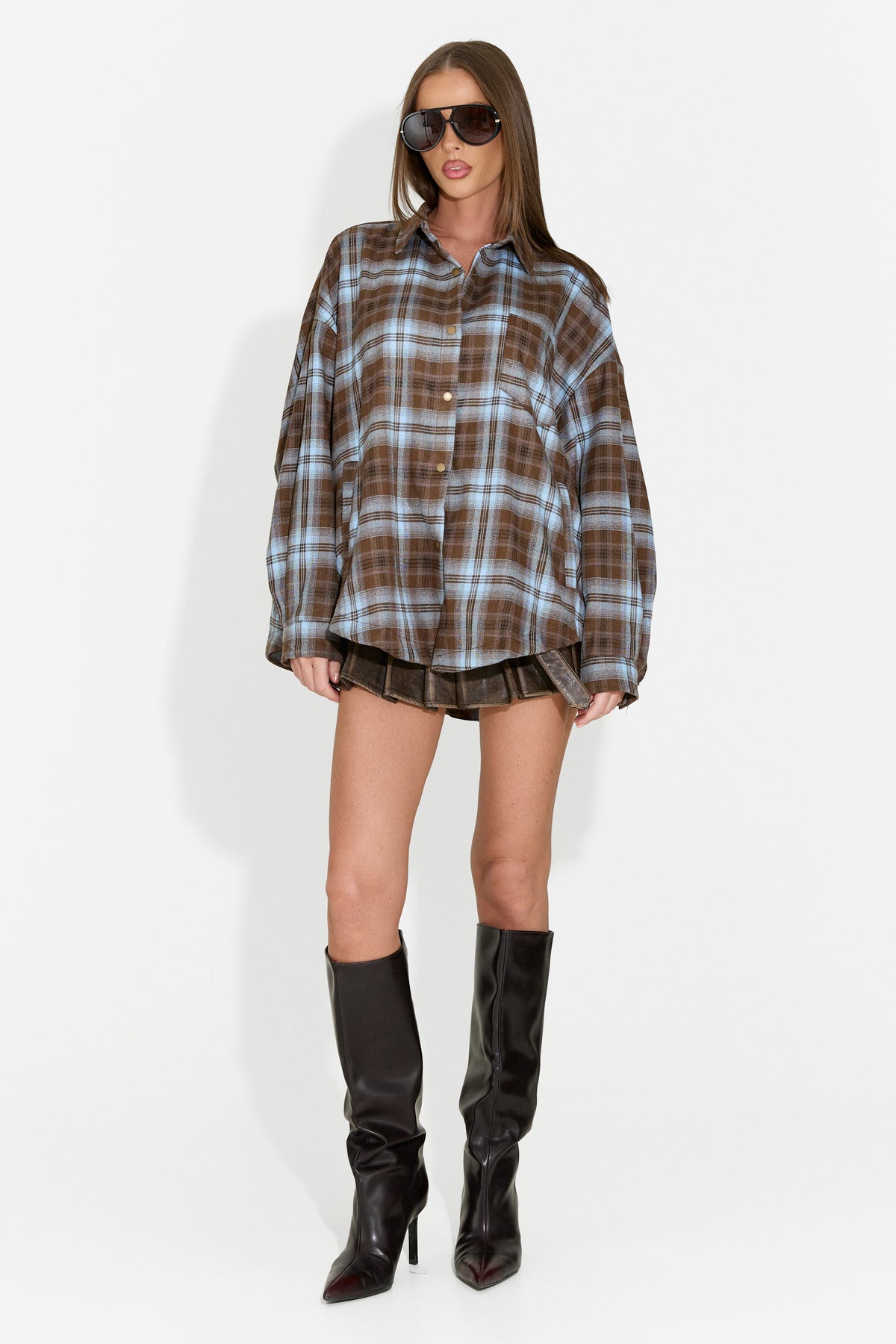 Damska koszula casualowa jasnoniebieska Drafts Bogas
