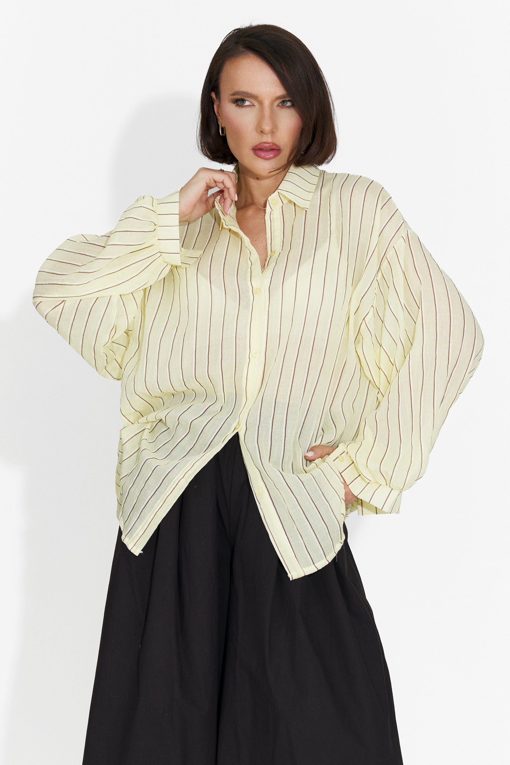 Camasa dama casual galbena Fenday Bogas