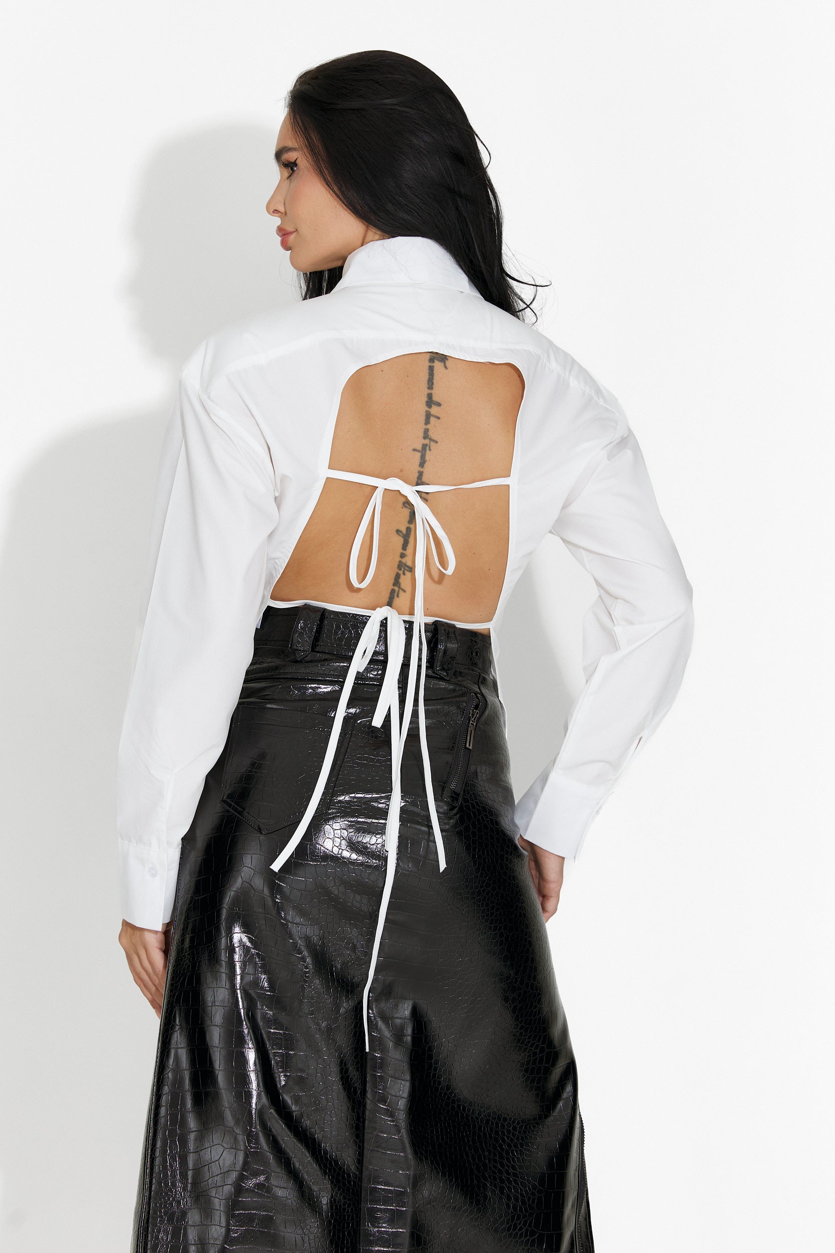 Elegancka Biała Bluzka Damska Noralia Bogas