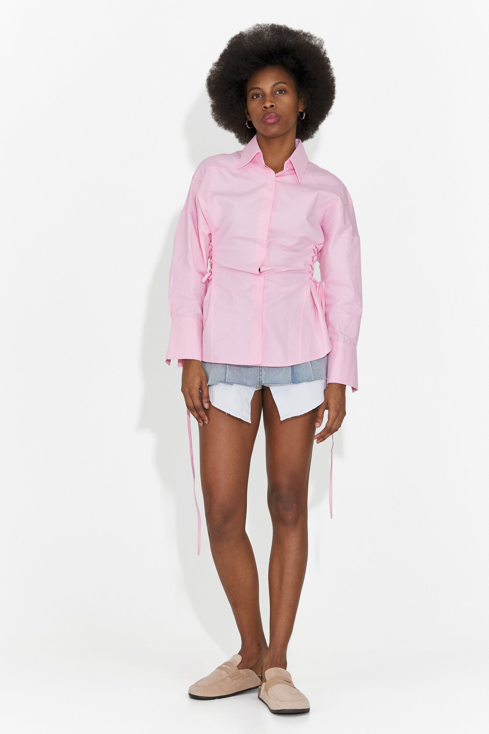 Elegancka różowa koszula damska Sivelia Bogas