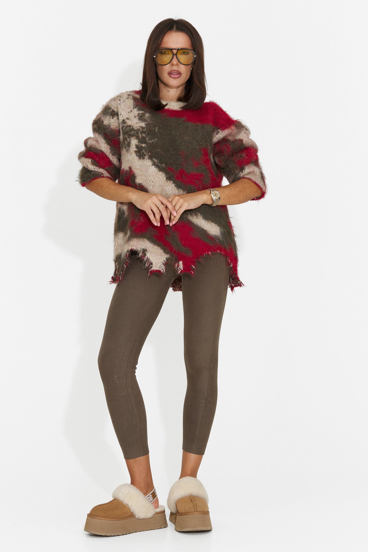 Colanti casual kaki Crunivila Bogas