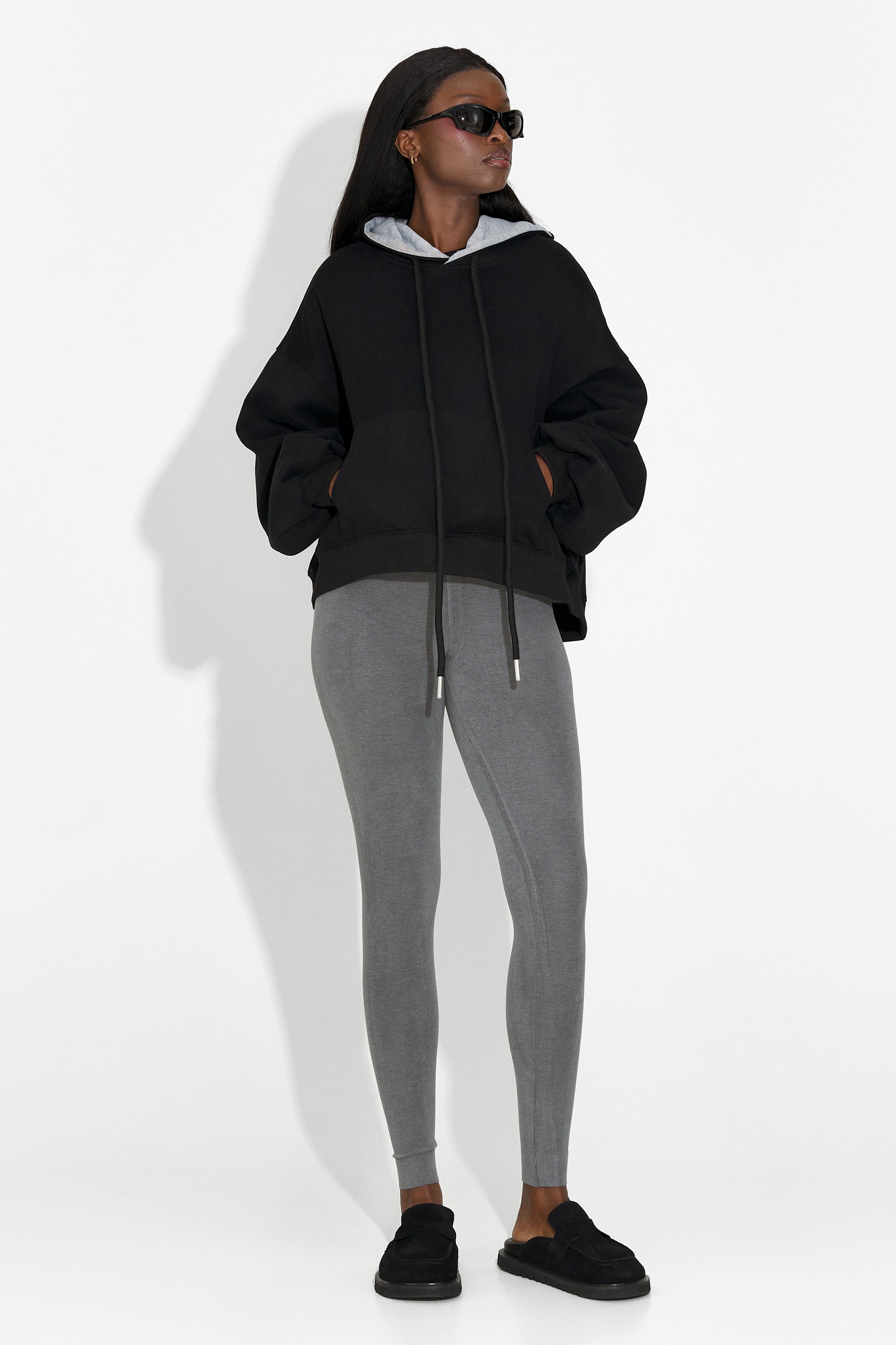 Otalira Bogas Comfortlux Szare Legginsy dla Pań