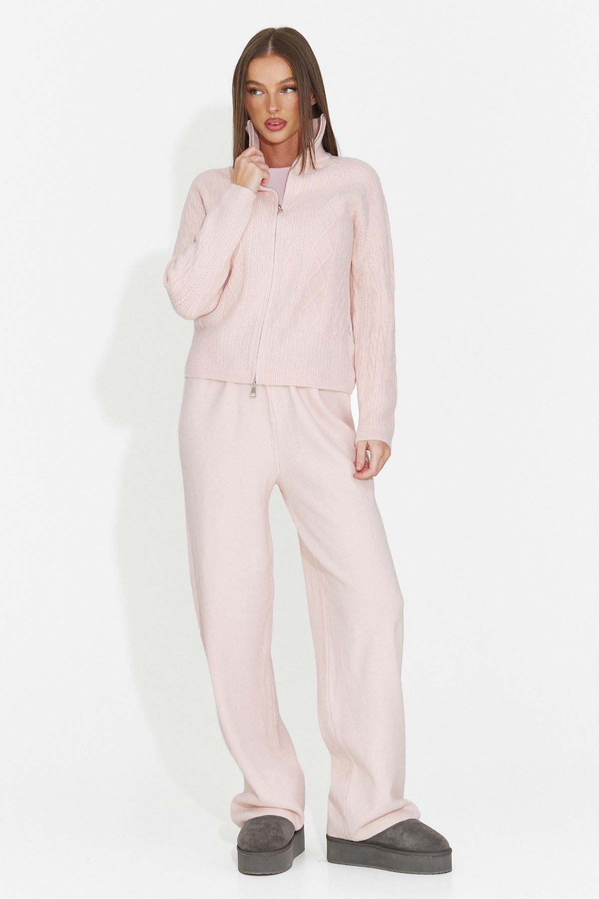 Compleu casual roz Losisiena Bogas