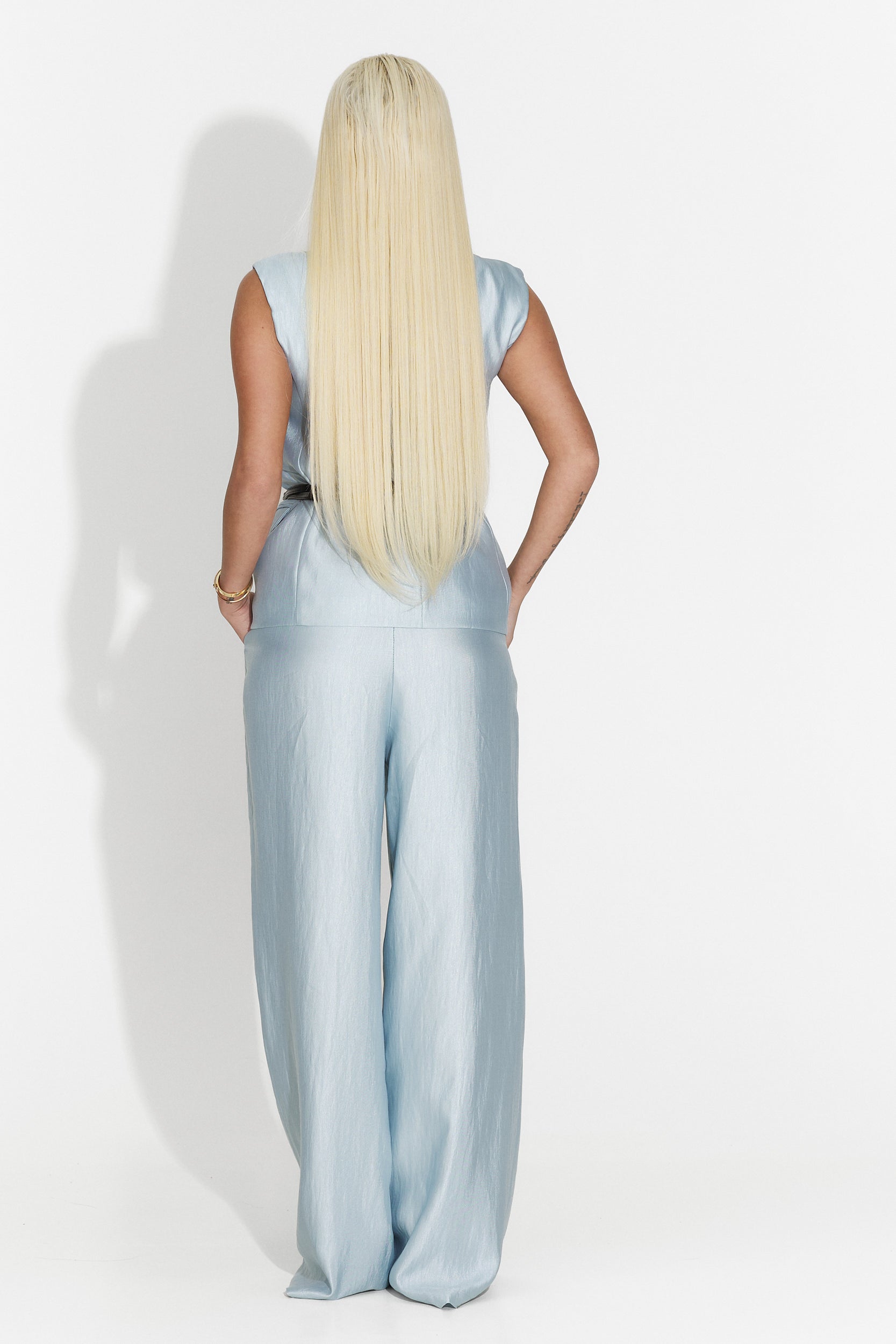 Komplet ze spodniami turkusowy Petunia Bogas