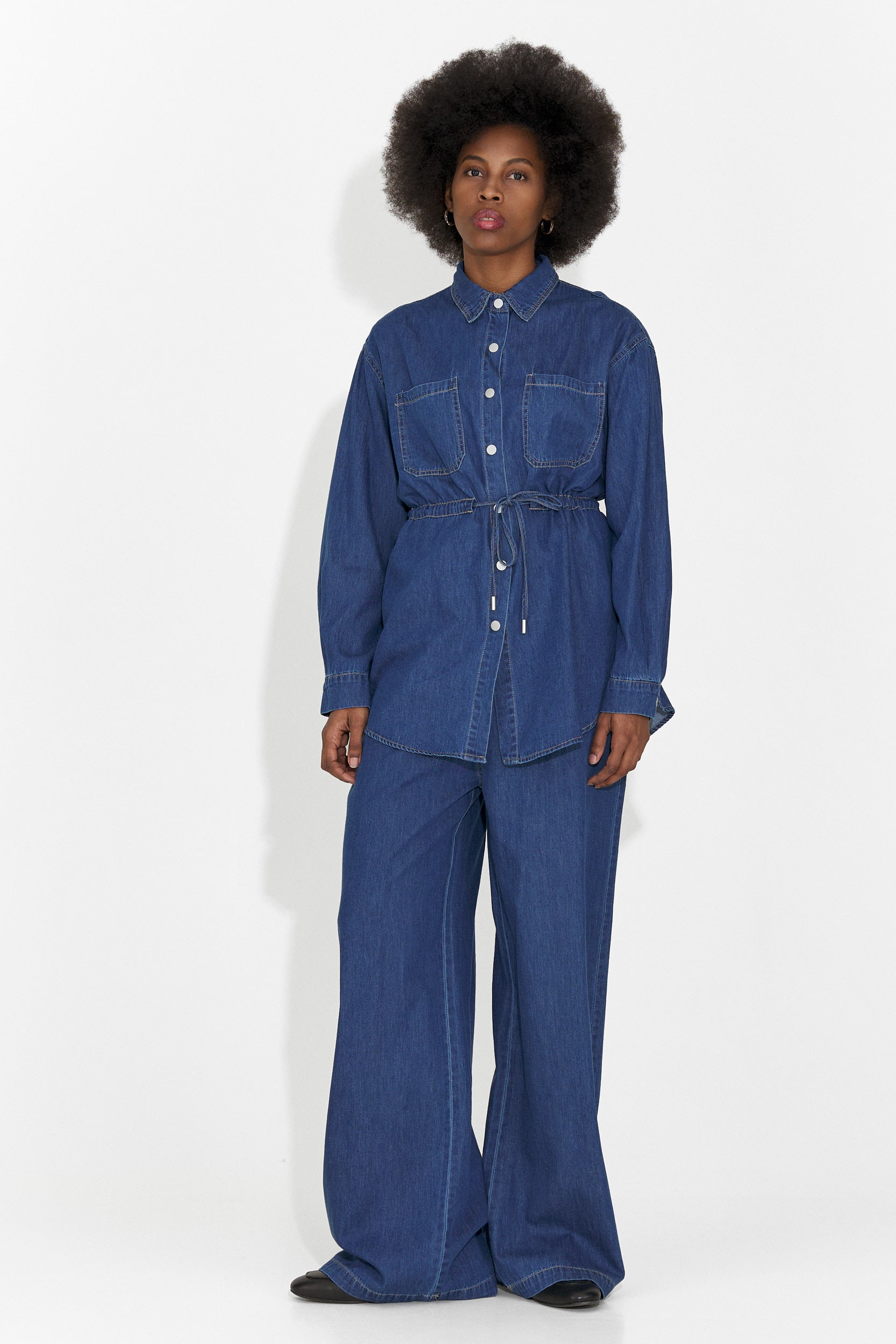 Codzienny niebieski strój dla kobiet Jesie Bogas