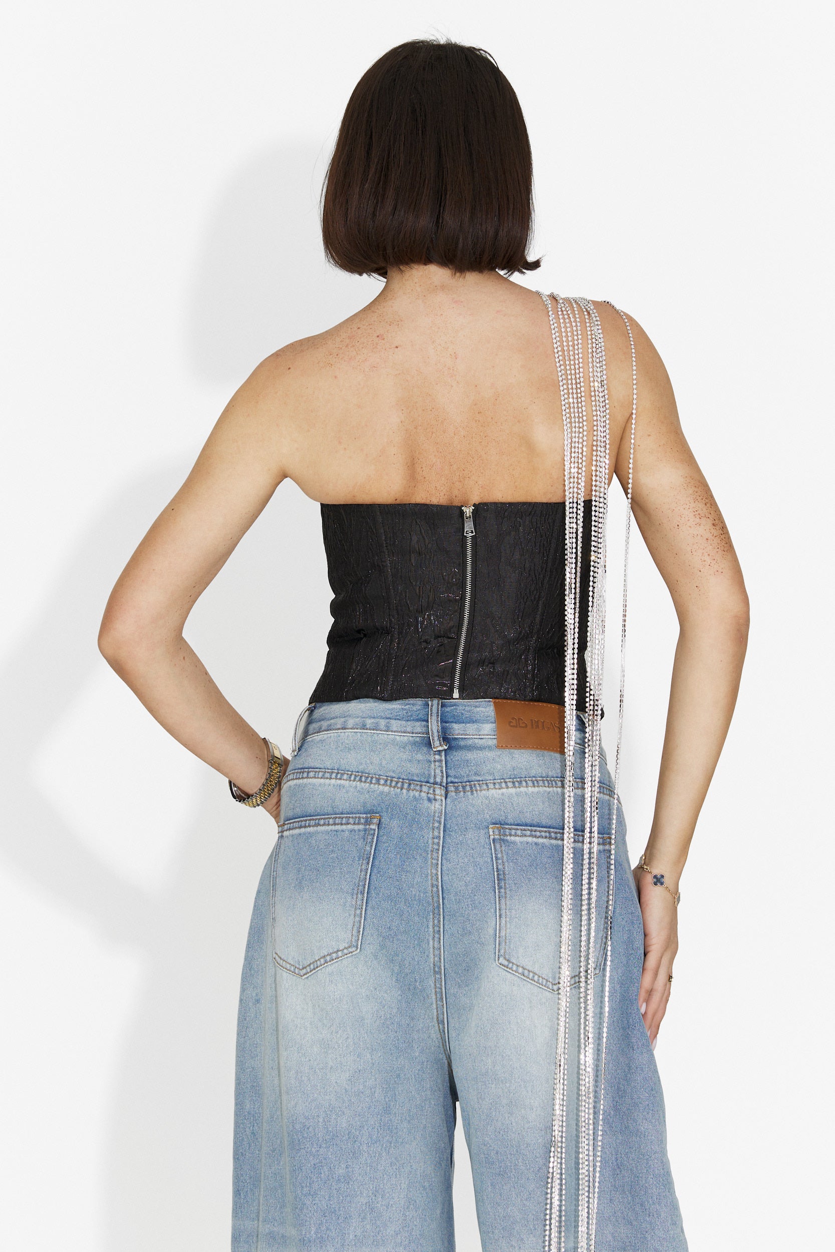 Corset dama elegant negru Tamaraho Bogas