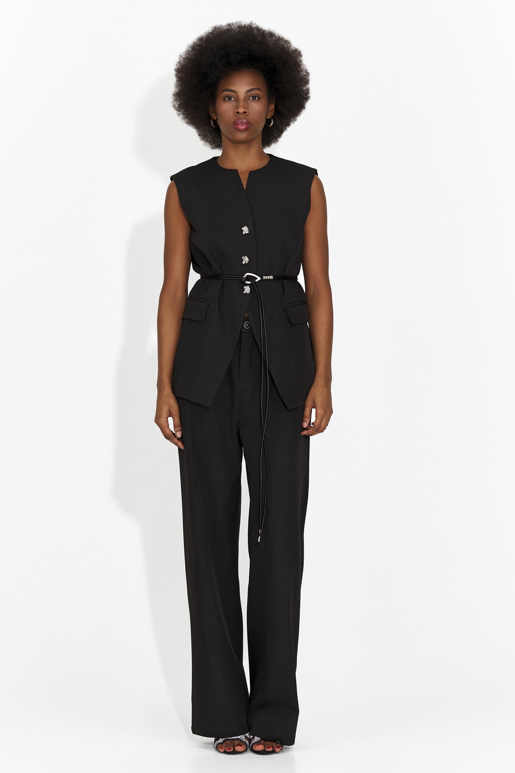 Kamizelka damski garnitur Avilma Bogas + czarne spodnie