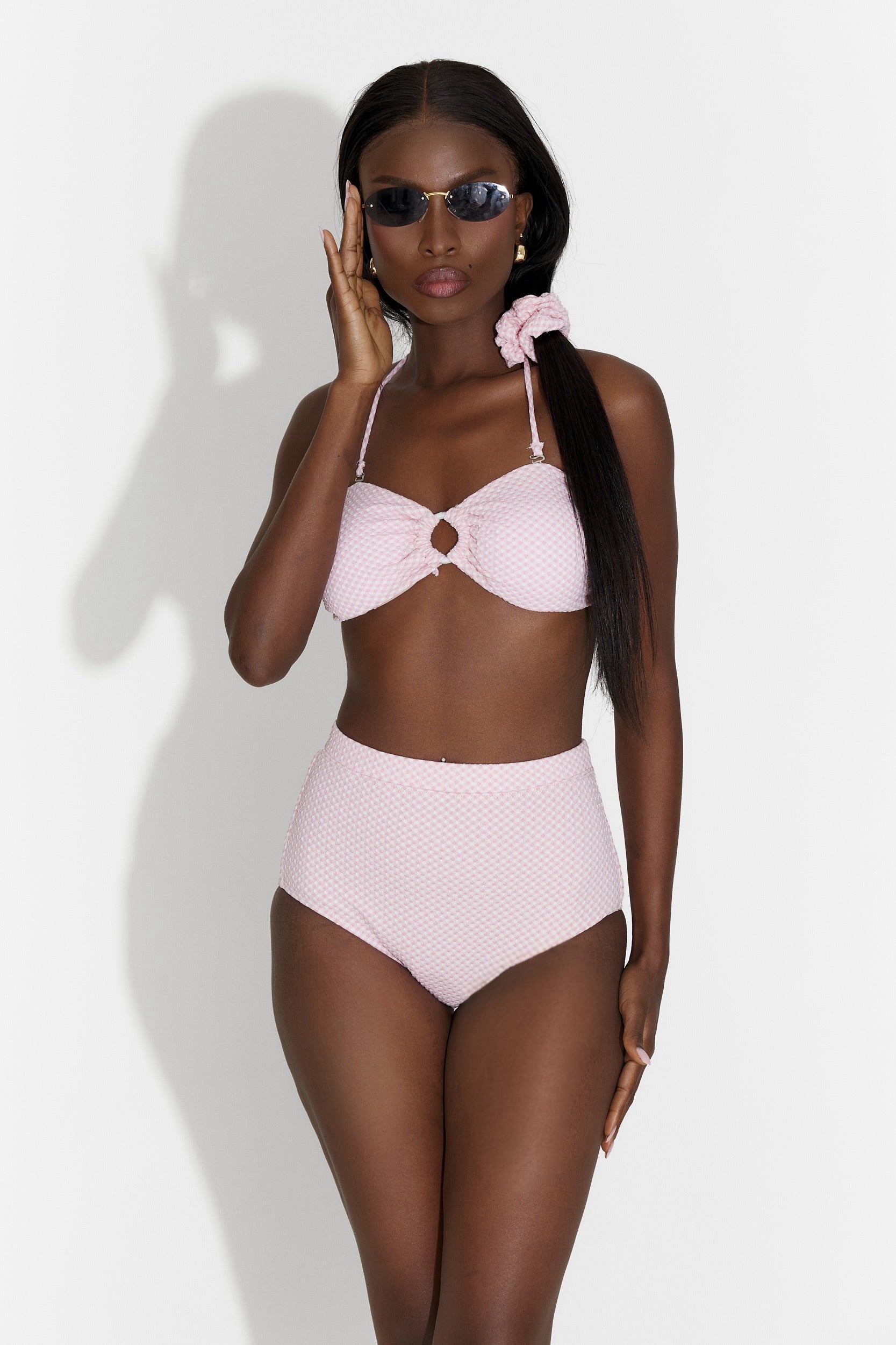 Różowy strój kąpielowy Asmii Bogas