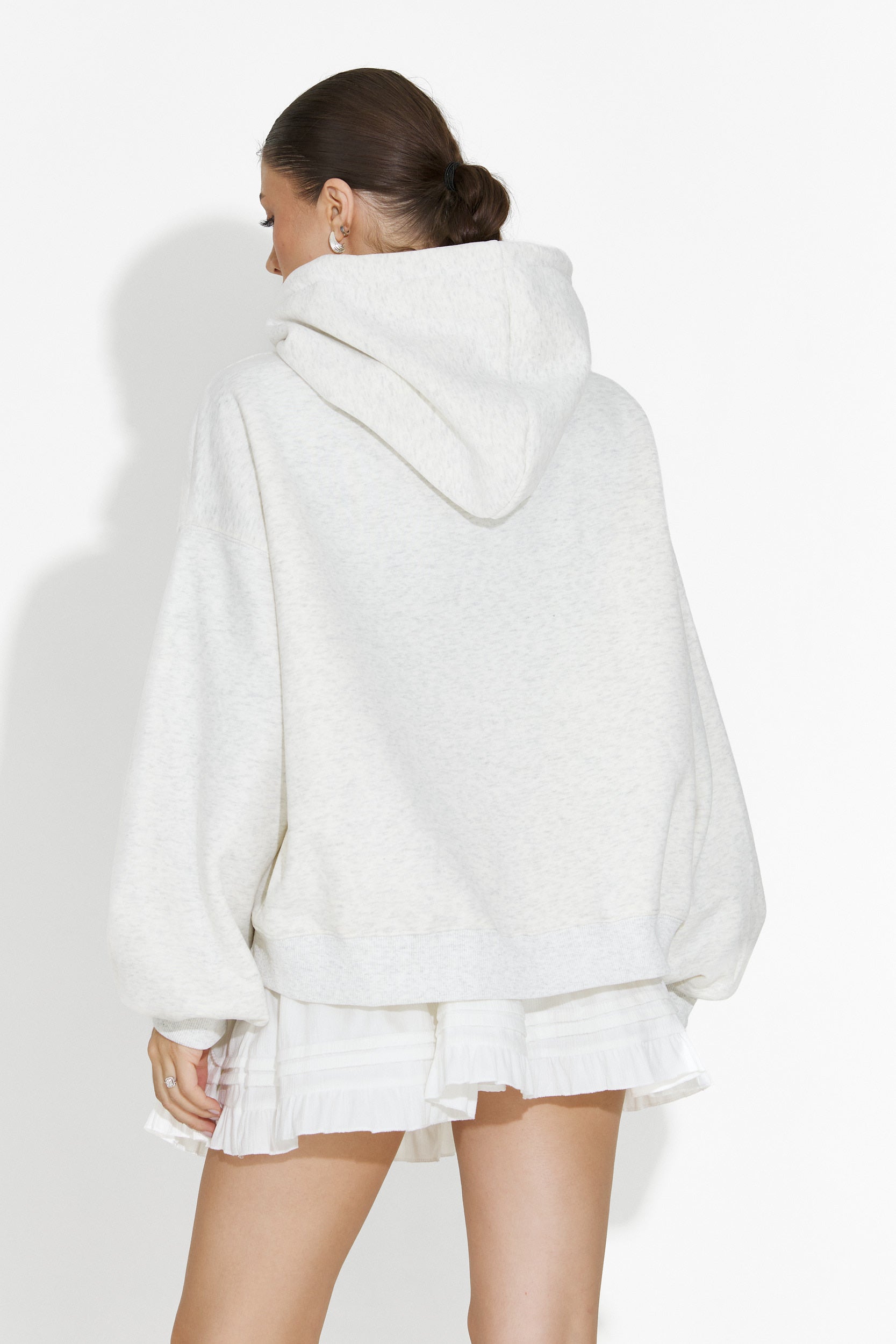 Luźna Biała Spódnica dla Pań od Sinoma Bogas