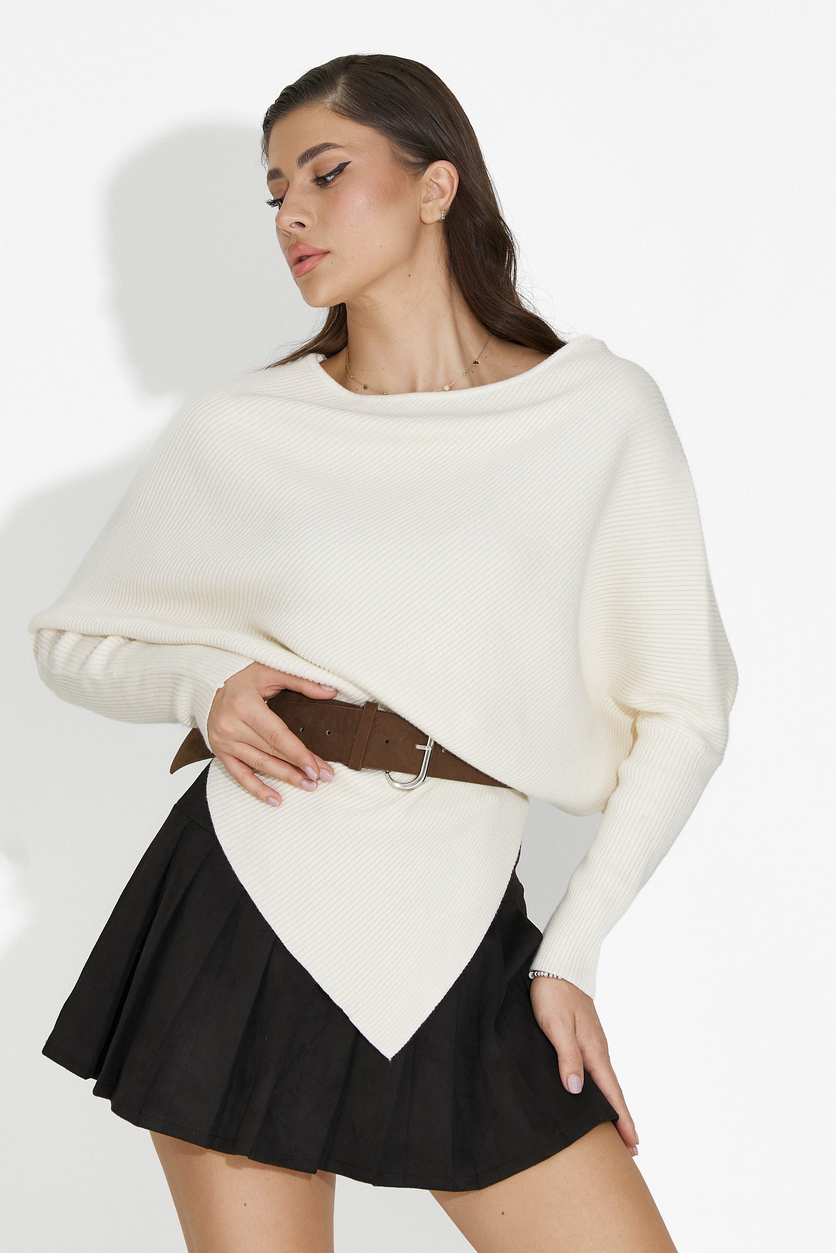 Czarna, codzienna spódnica dla kobiet Mavira Bogas