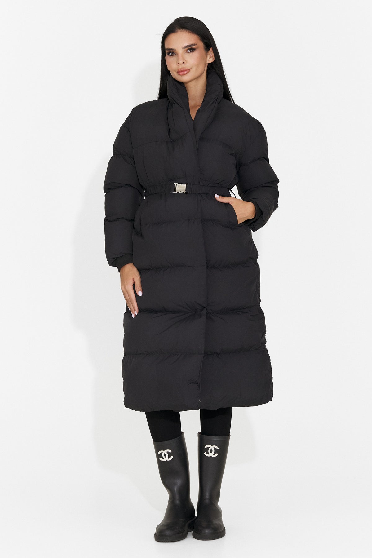 Geaca casual neagra Pranenoena Bogas