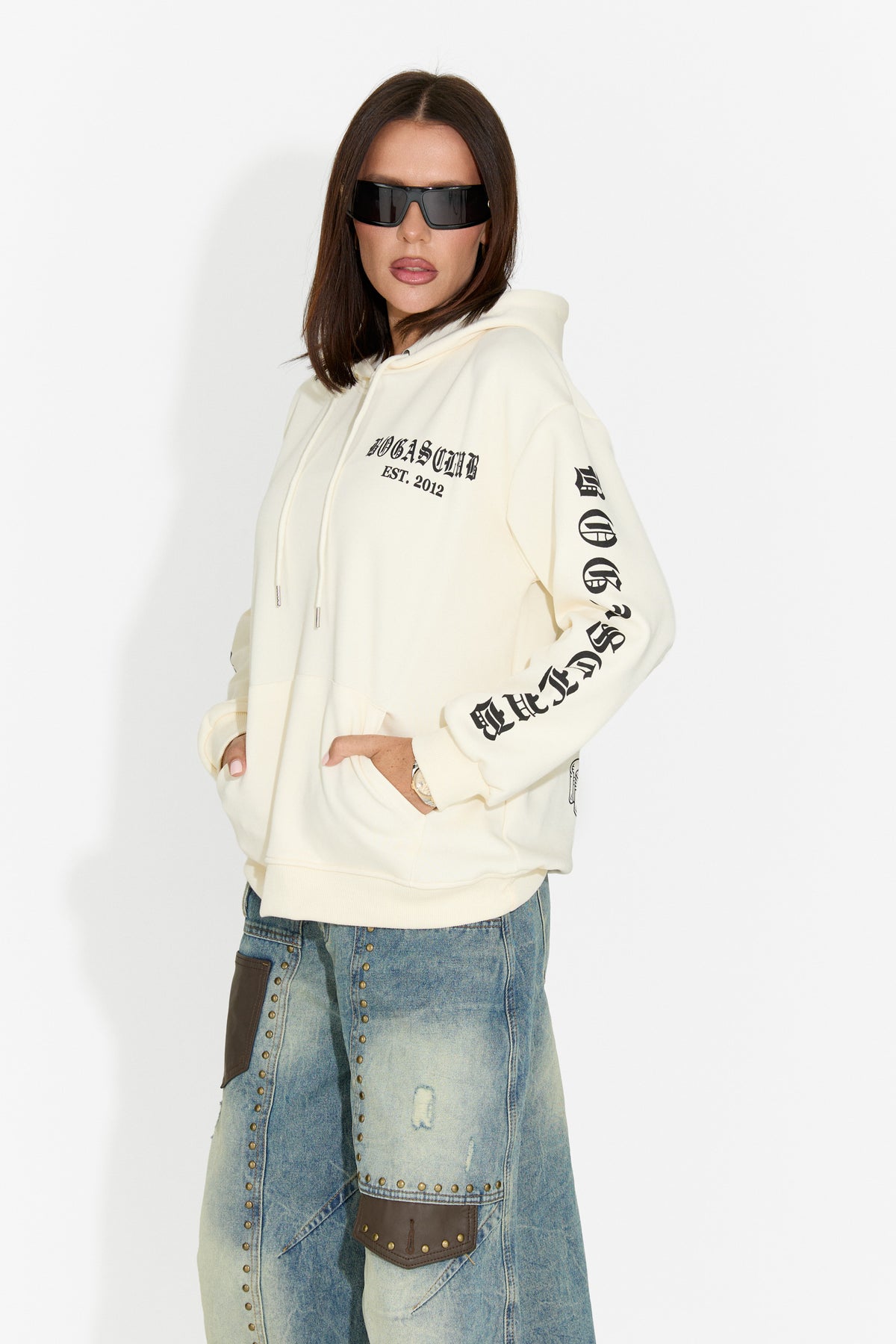Damska bluza casualowa kremowa Perdela Bogas
