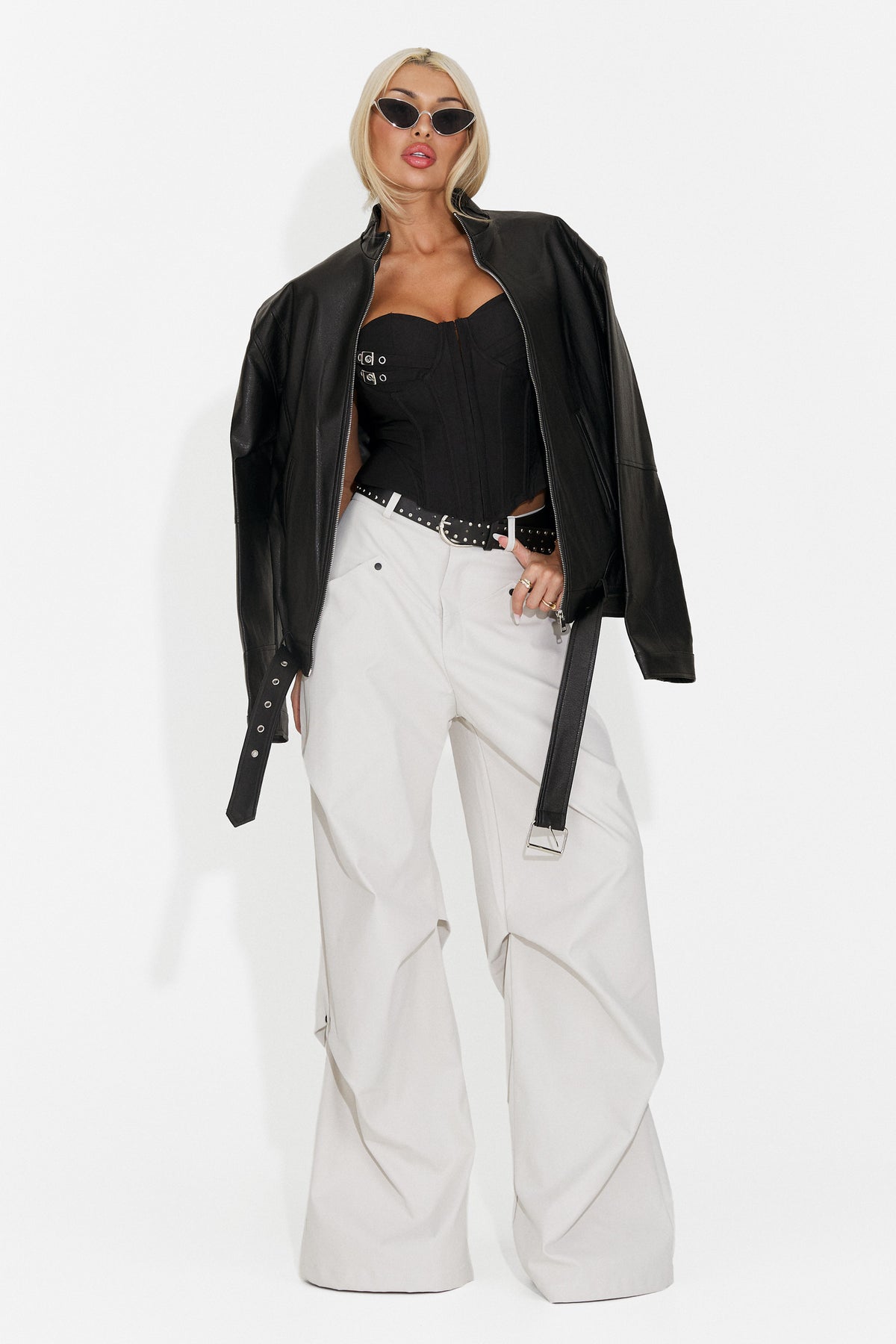 Jacheta casual neagra Glotonia Bogas