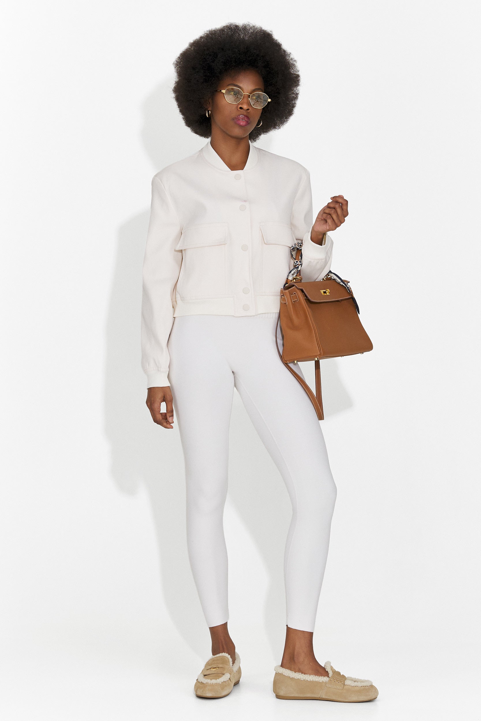 Cataleia Bogas Casualowy Kremowy Damski Kurtka