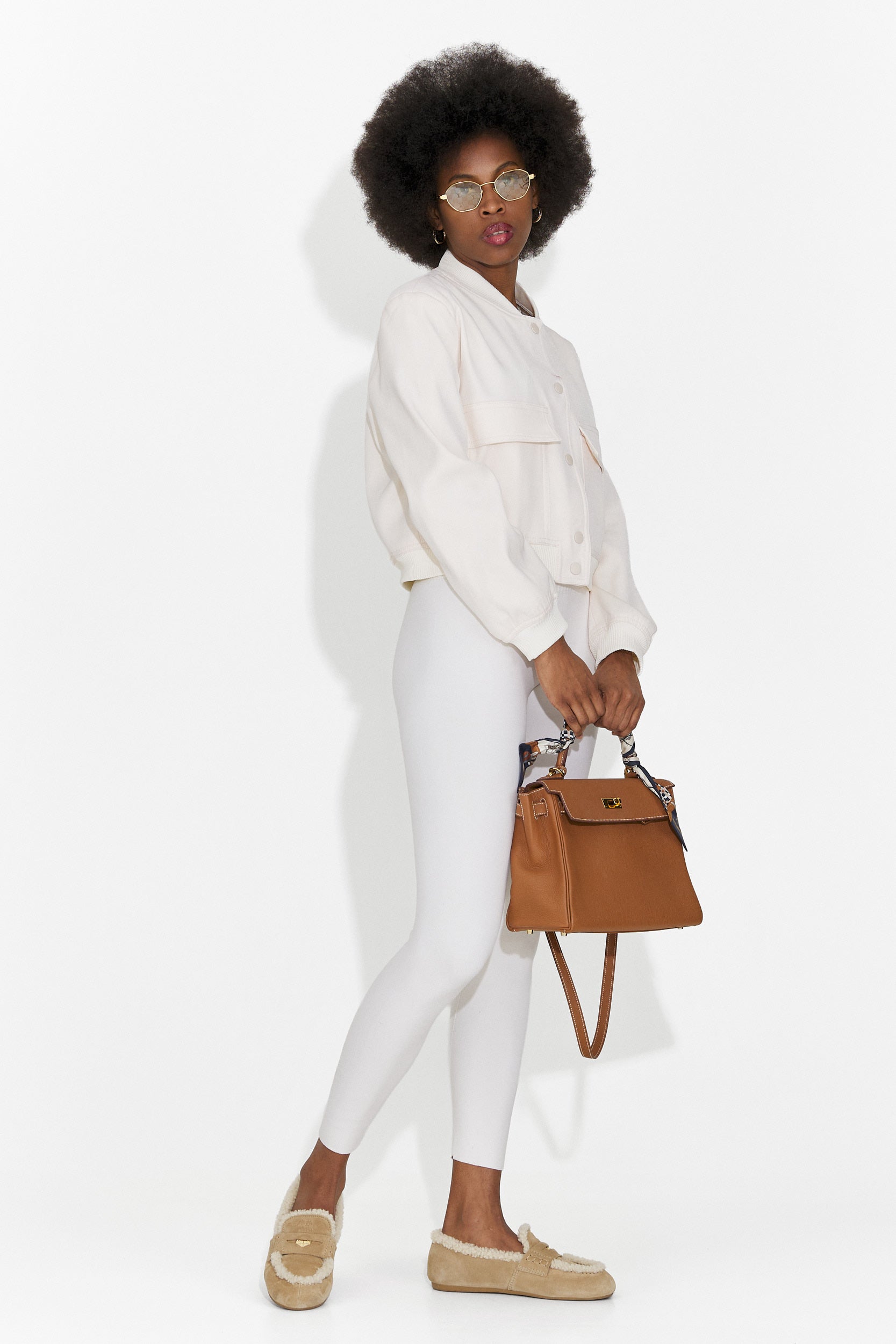 Cataleia Bogas Casualowy Kremowy Damski Kurtka