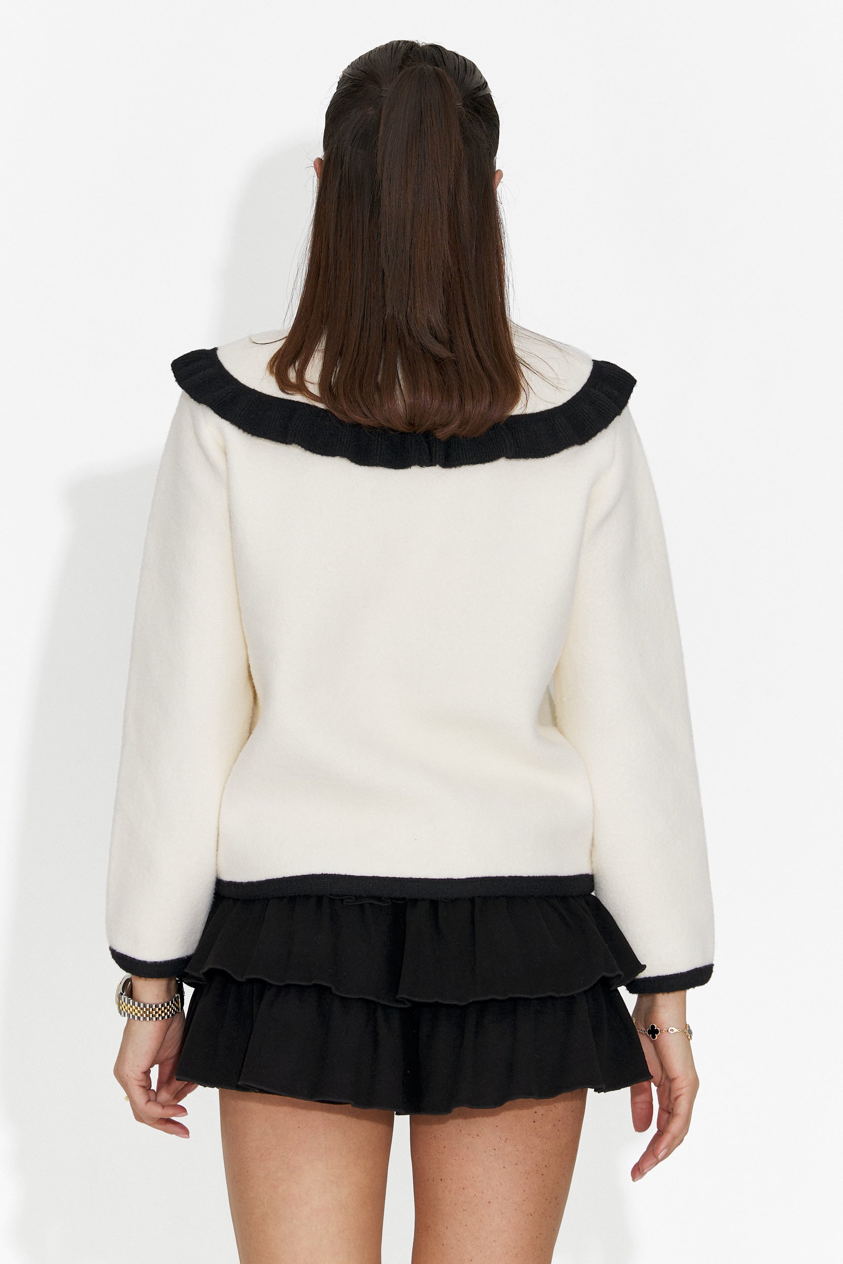 Elegancka Kremowa Damska Kurtka Aimea Bogas