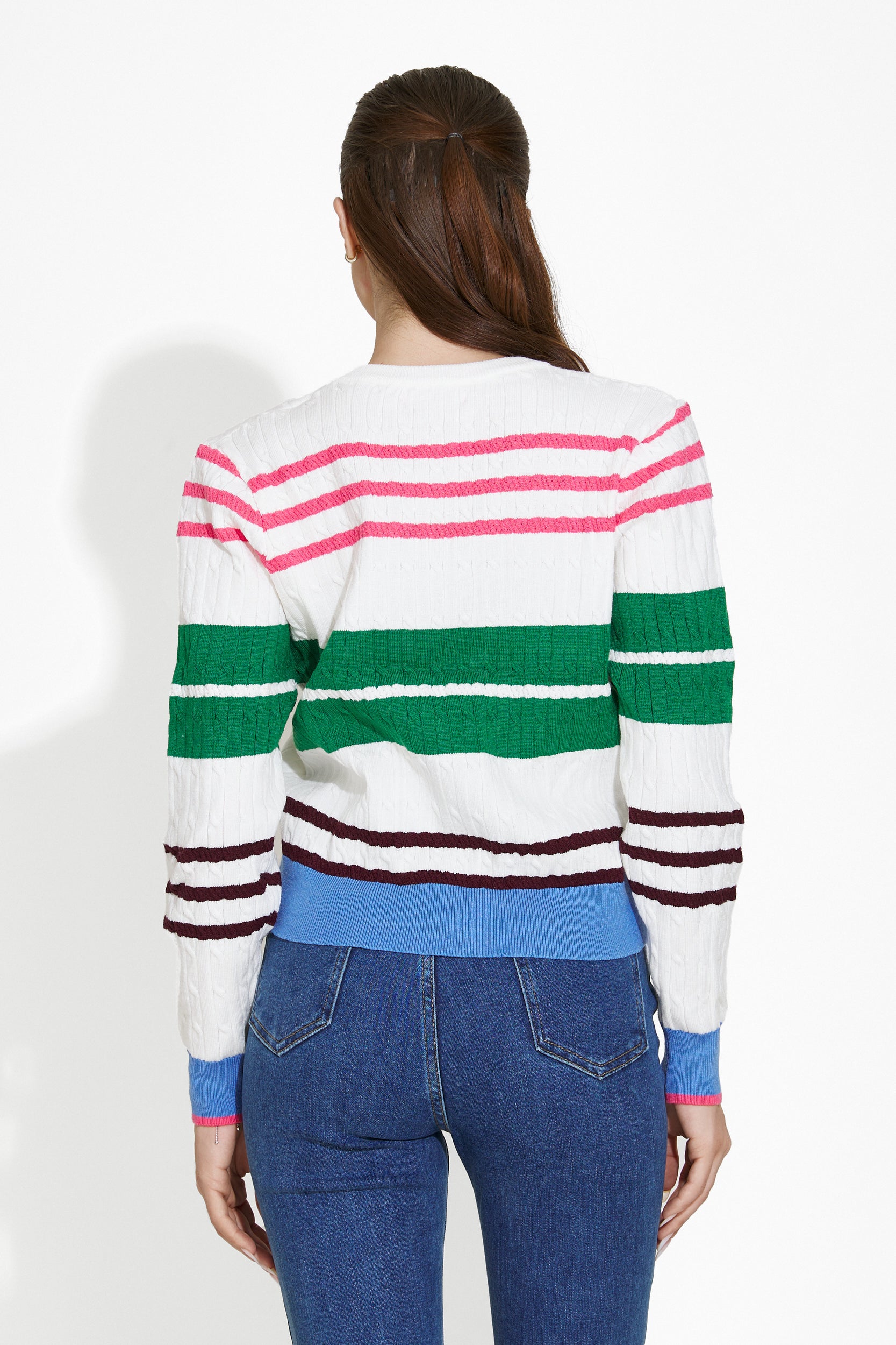 Biały sweter damski Odores Bogas