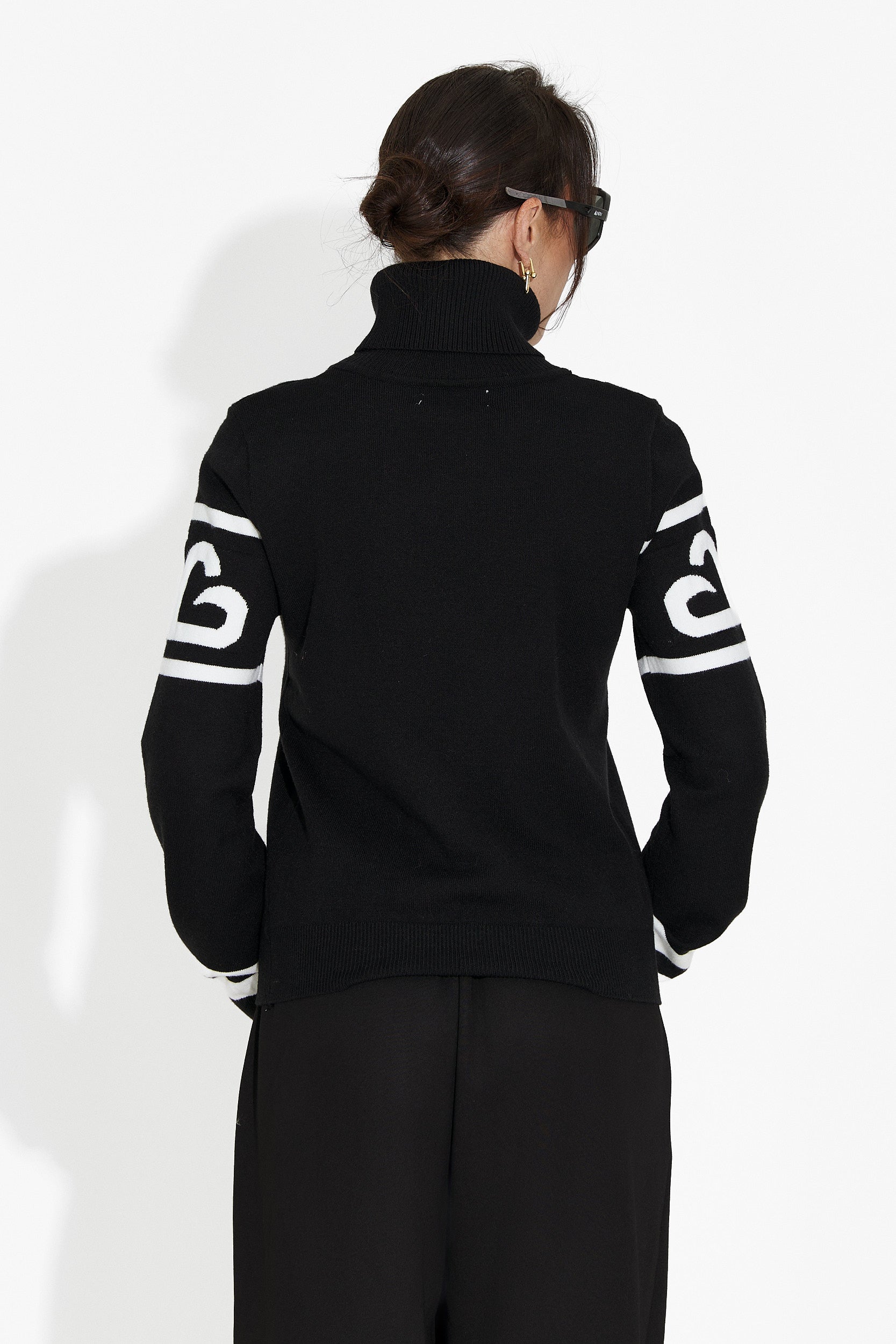 Nelora Bogas Casualny Czarny Sweter dla Kobiet