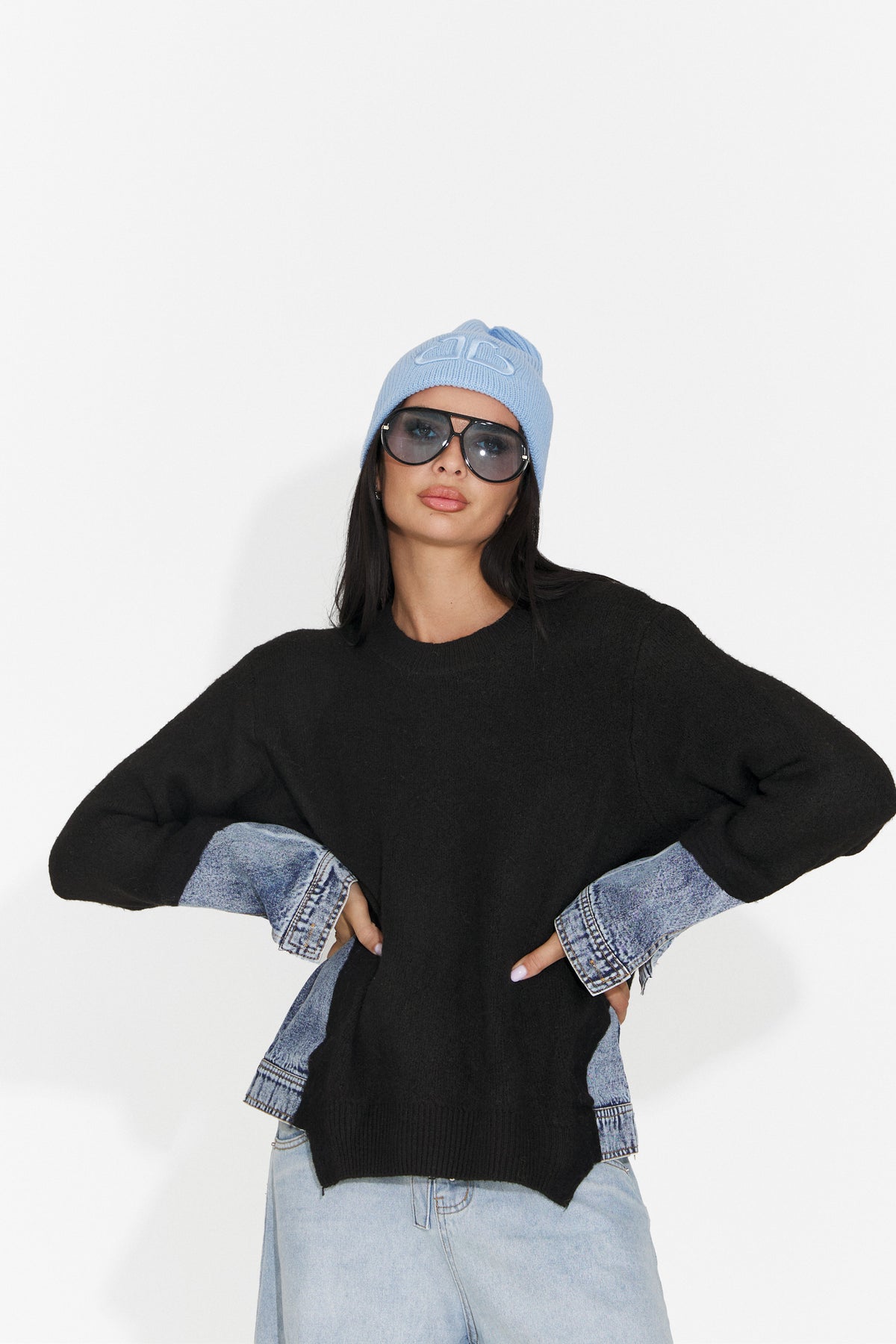 Pulover negru Grulareia Bogas
