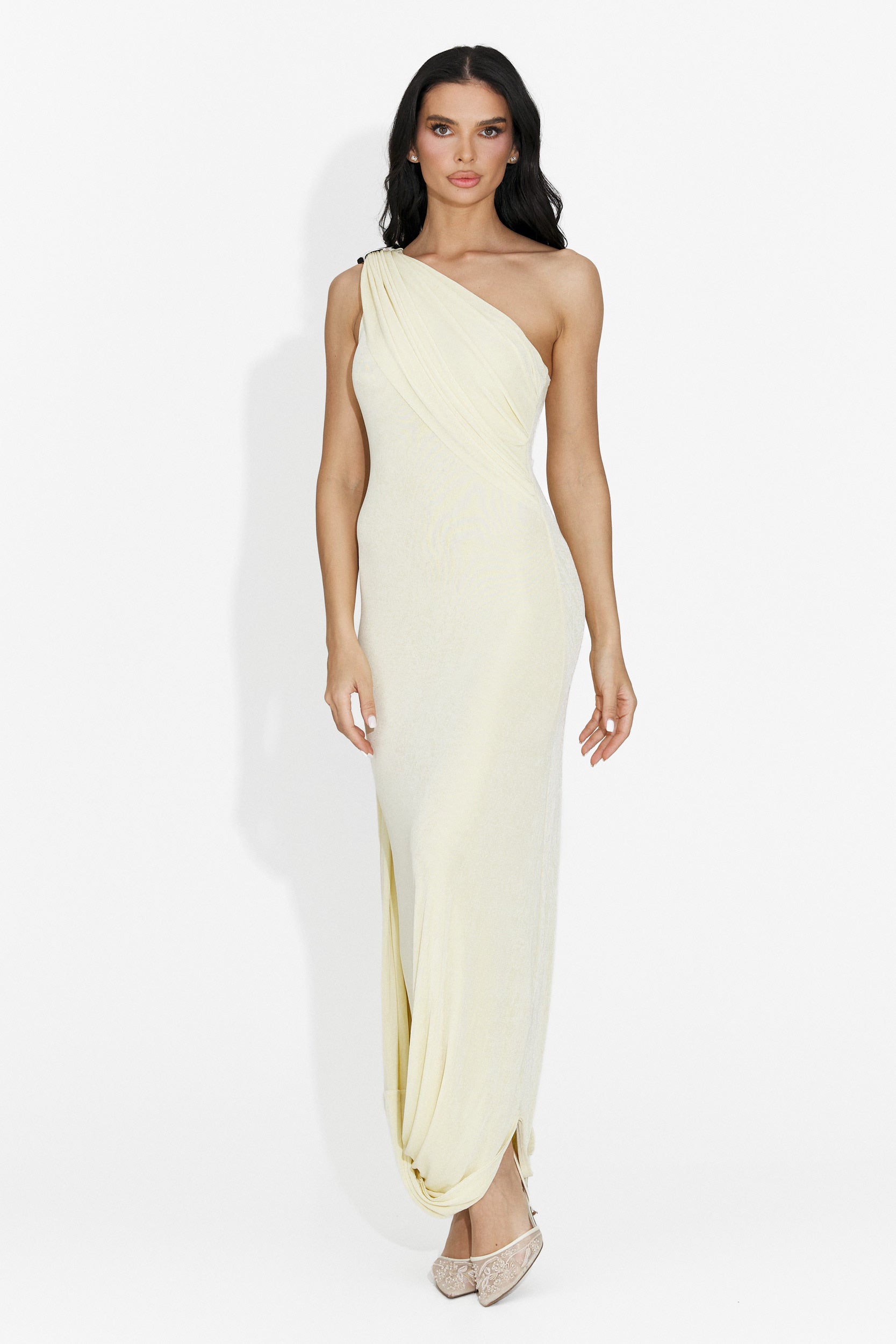 Rochie dama lunga galbena Samiray Bogas
