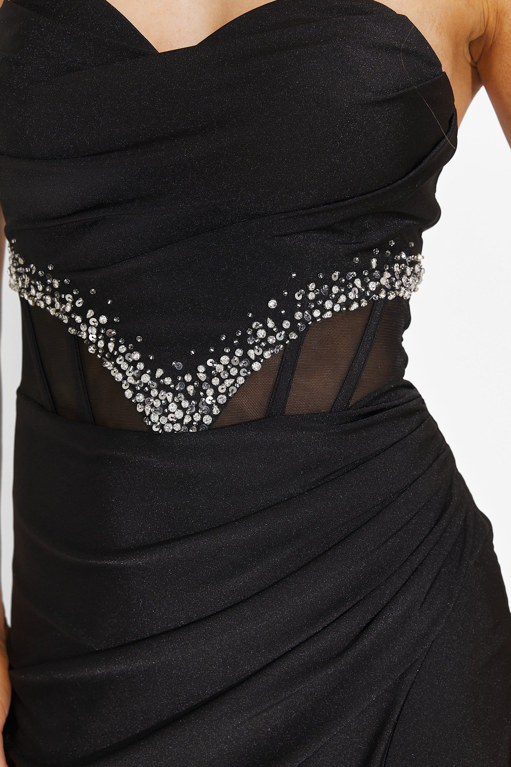 Sukienka damska długa czarna Sonya Bogas