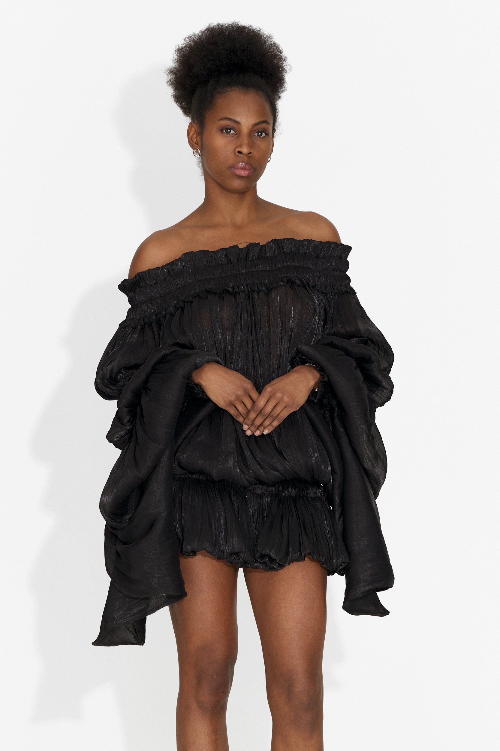 Rochie dama scurta neagra Myara Bogas