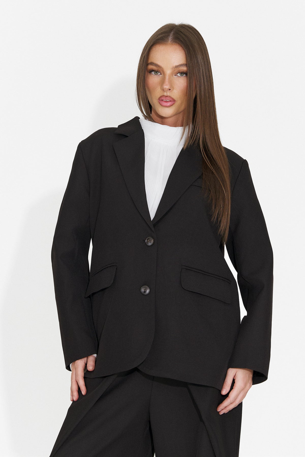 Sacou elegant negru Ceramiyra Bogas