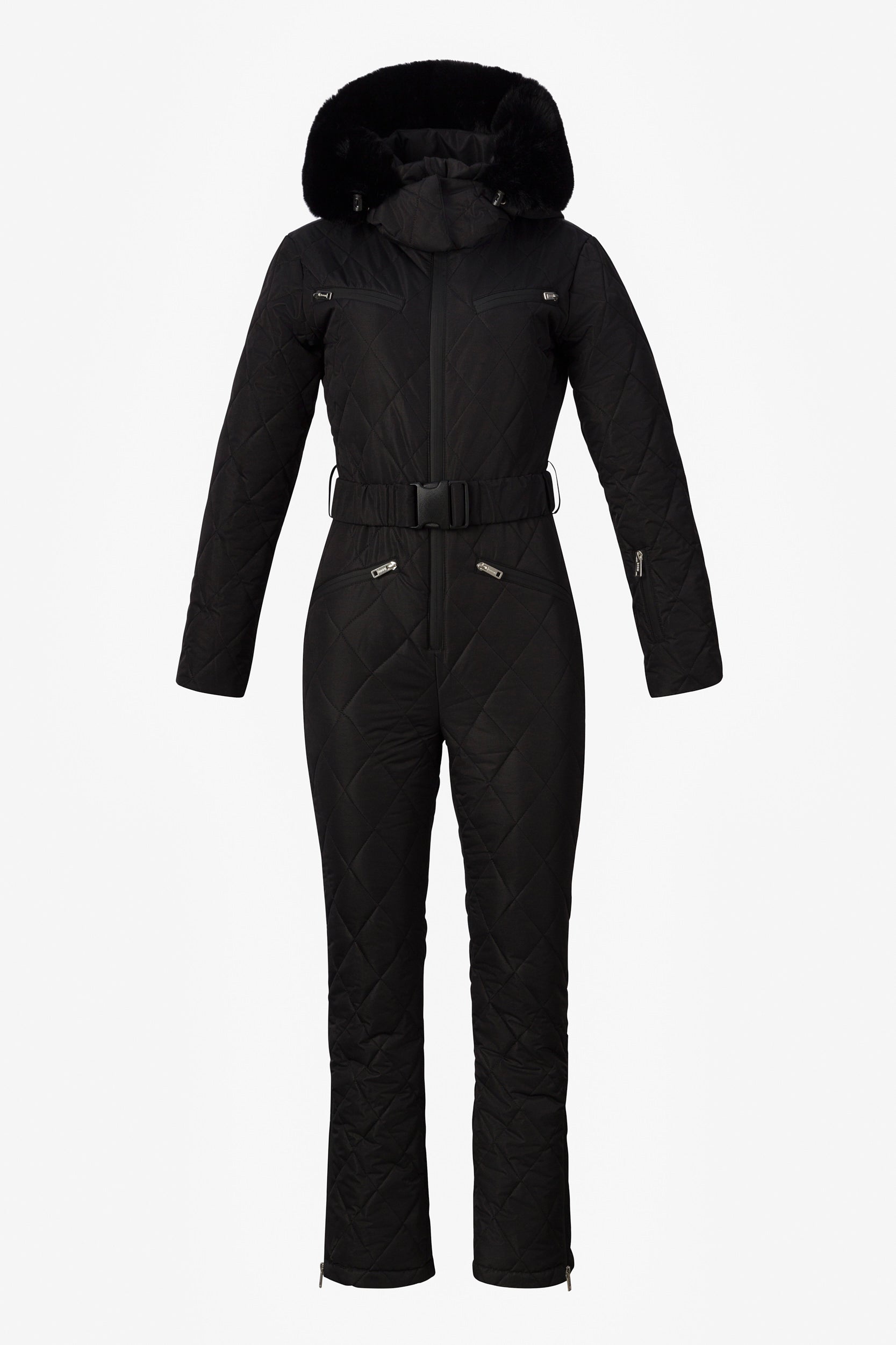 Czarna, casualowa salopeta narciarska Valene Bogas