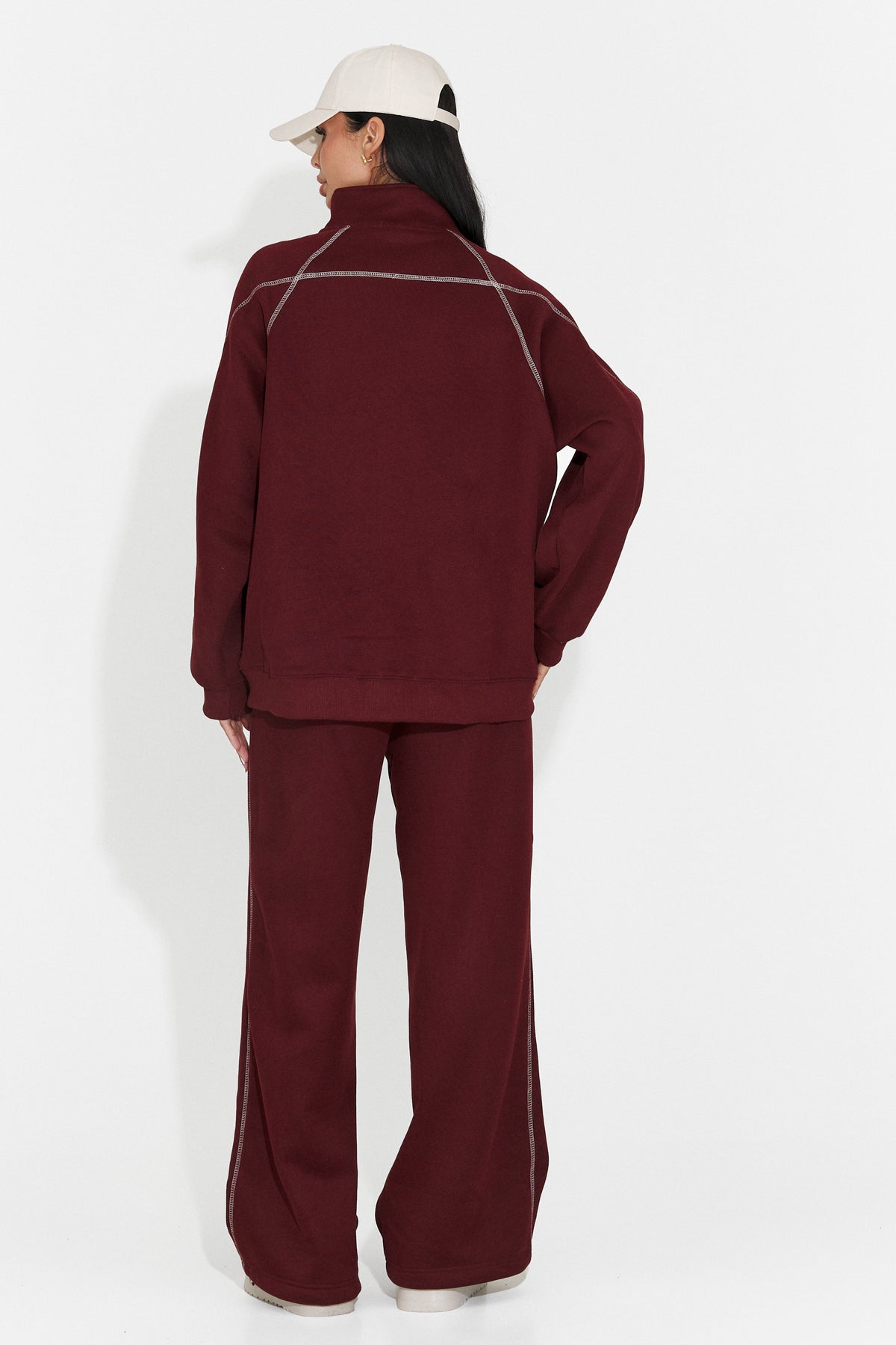 Trening casual Burgundy Brisioena Bogas