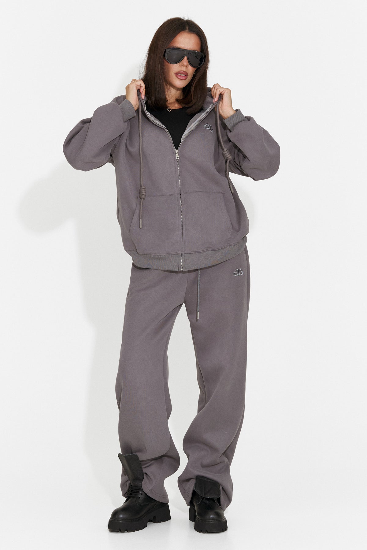 Trening casual gri antracit Remiroena Bogas