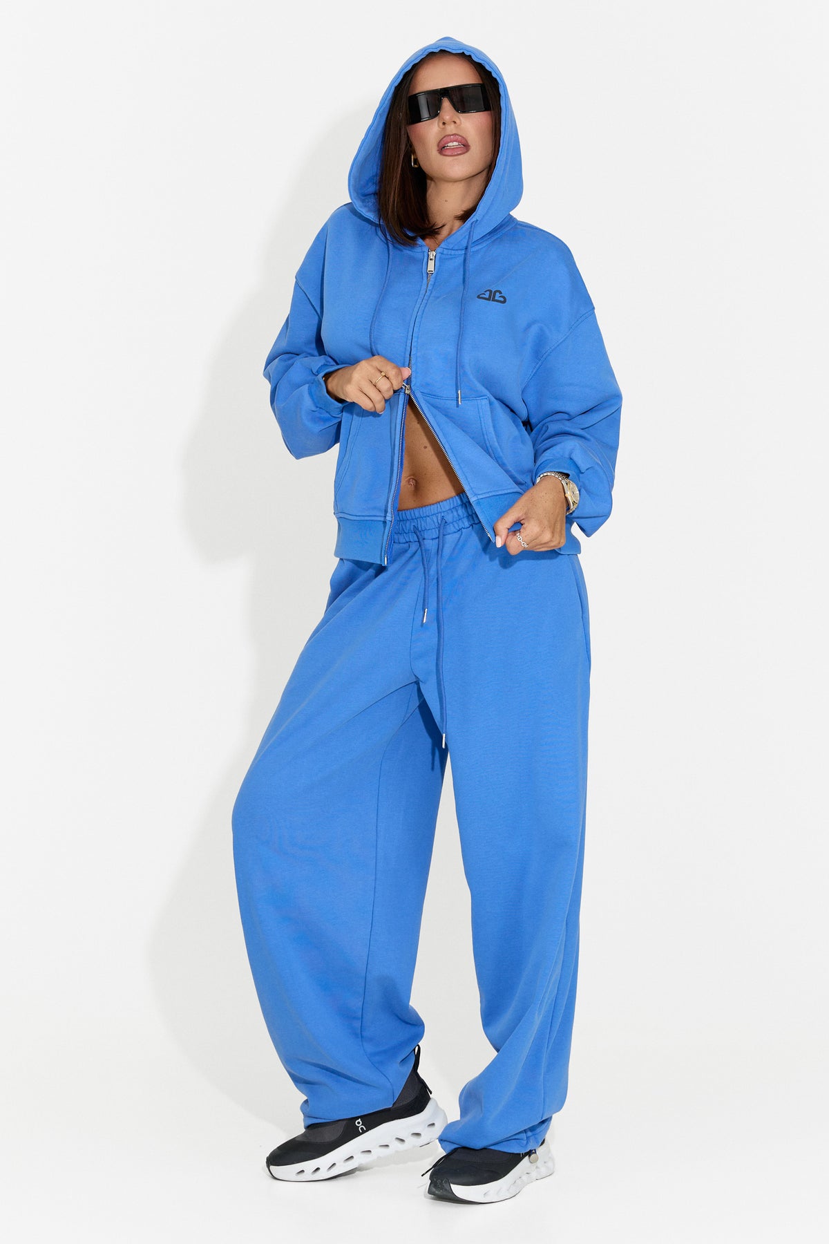 Damski dres casualowy niebieski Chavimielia Bogas
