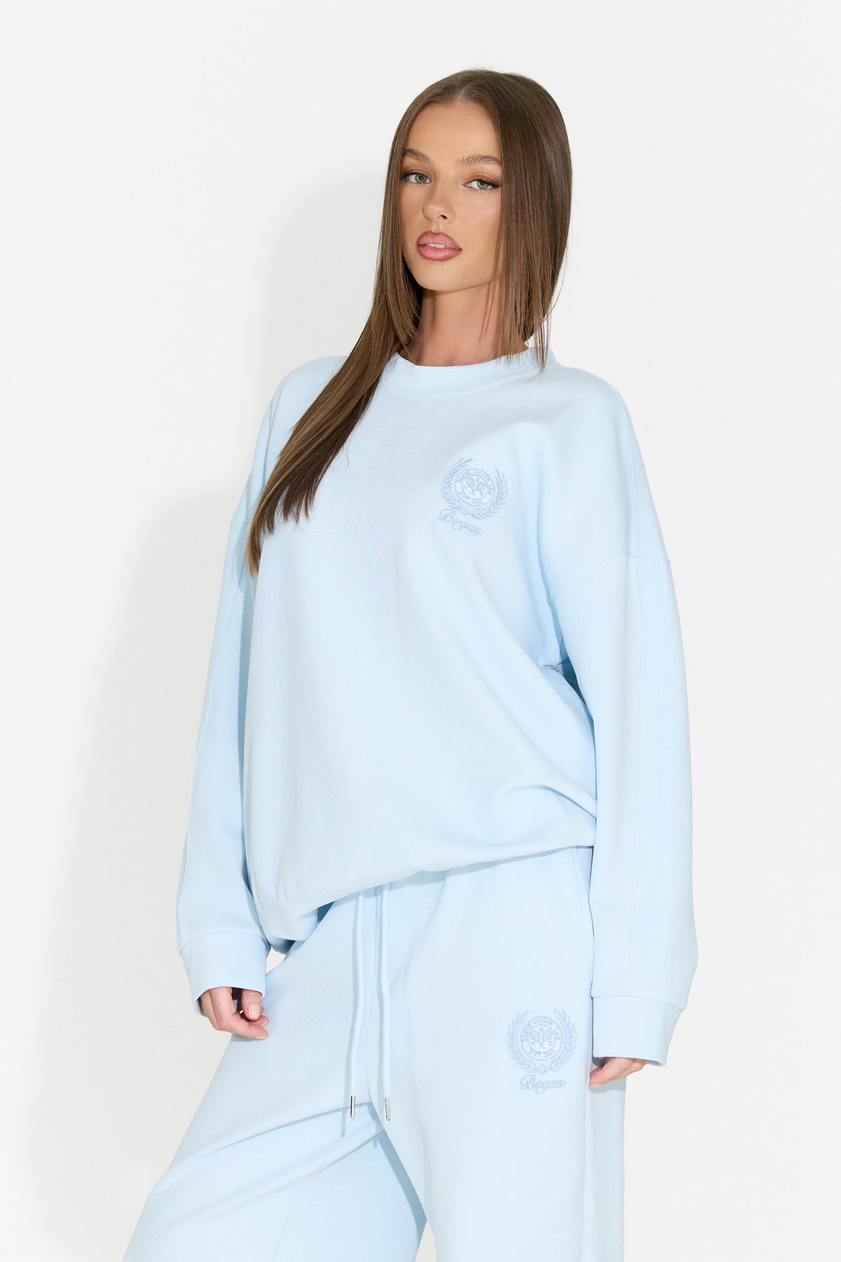 Damski dres casualowy jasnoniebieski Paywe Bogas