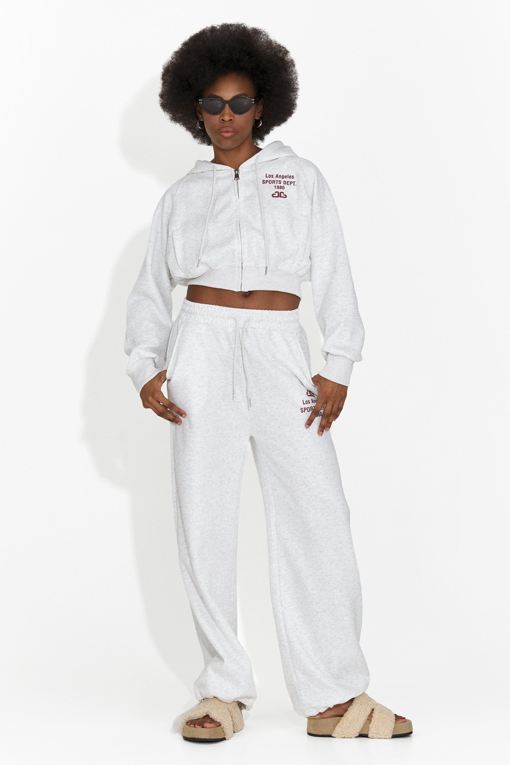 Casualowe Szare Damskie Treningi Belindia Bogas