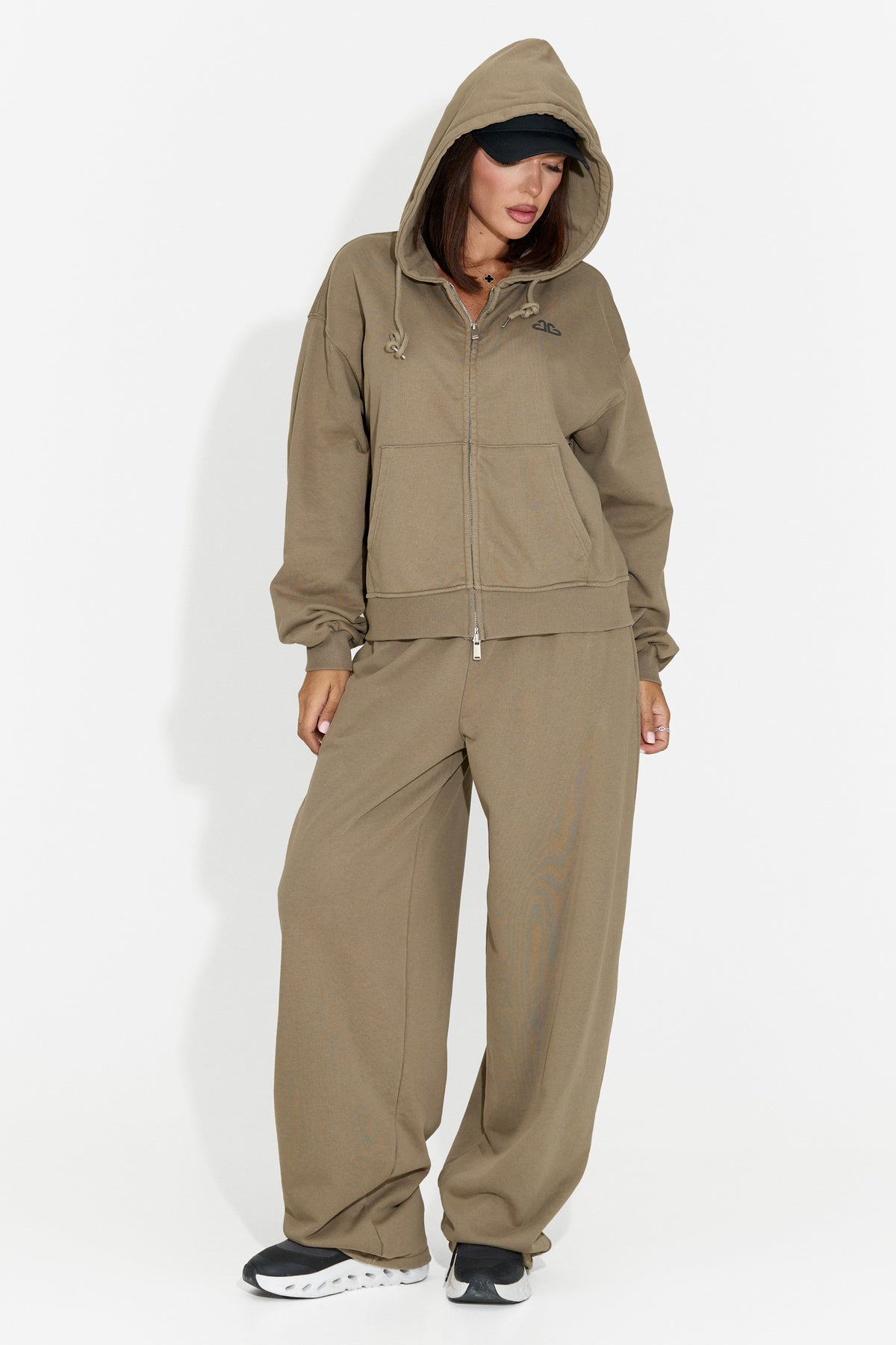 Damski dres casualowy khaki Chavimielia Bogas