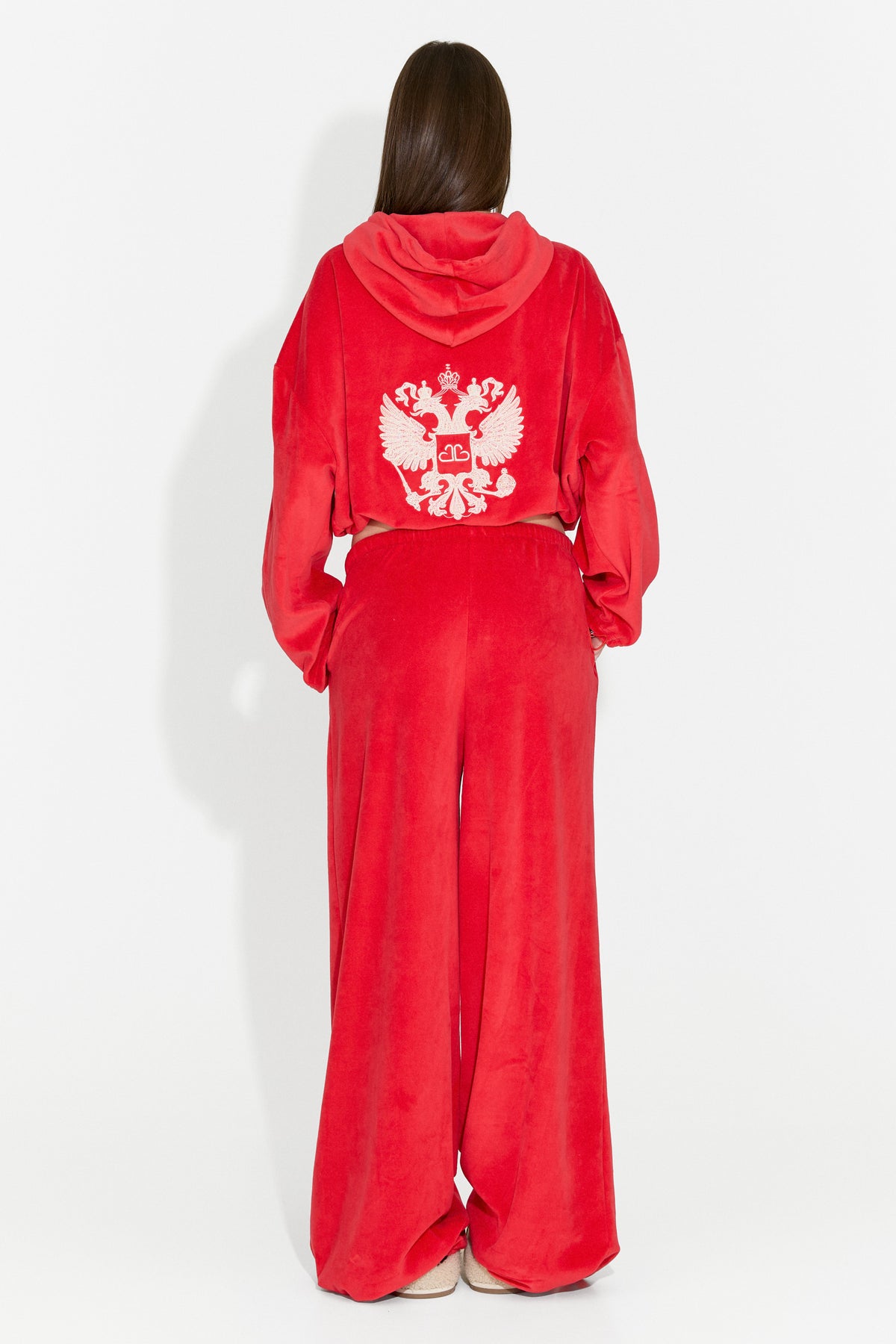 Dres damski casualowy czerwony Scoleaesia Bogas