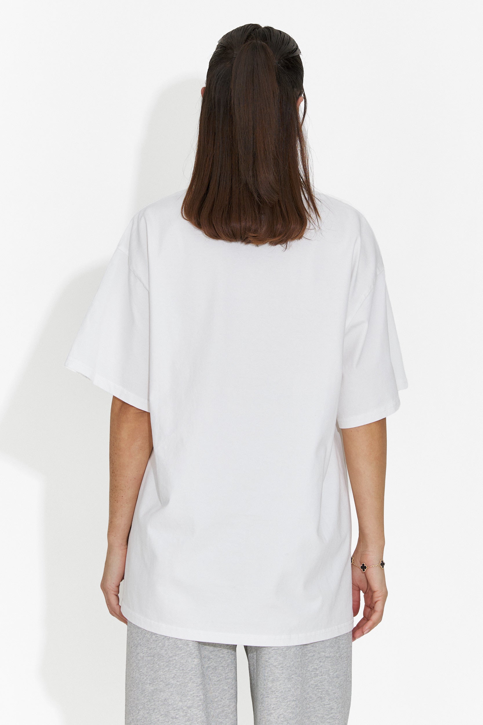 Solenia Bogas Casual Biała Koszulka Damska