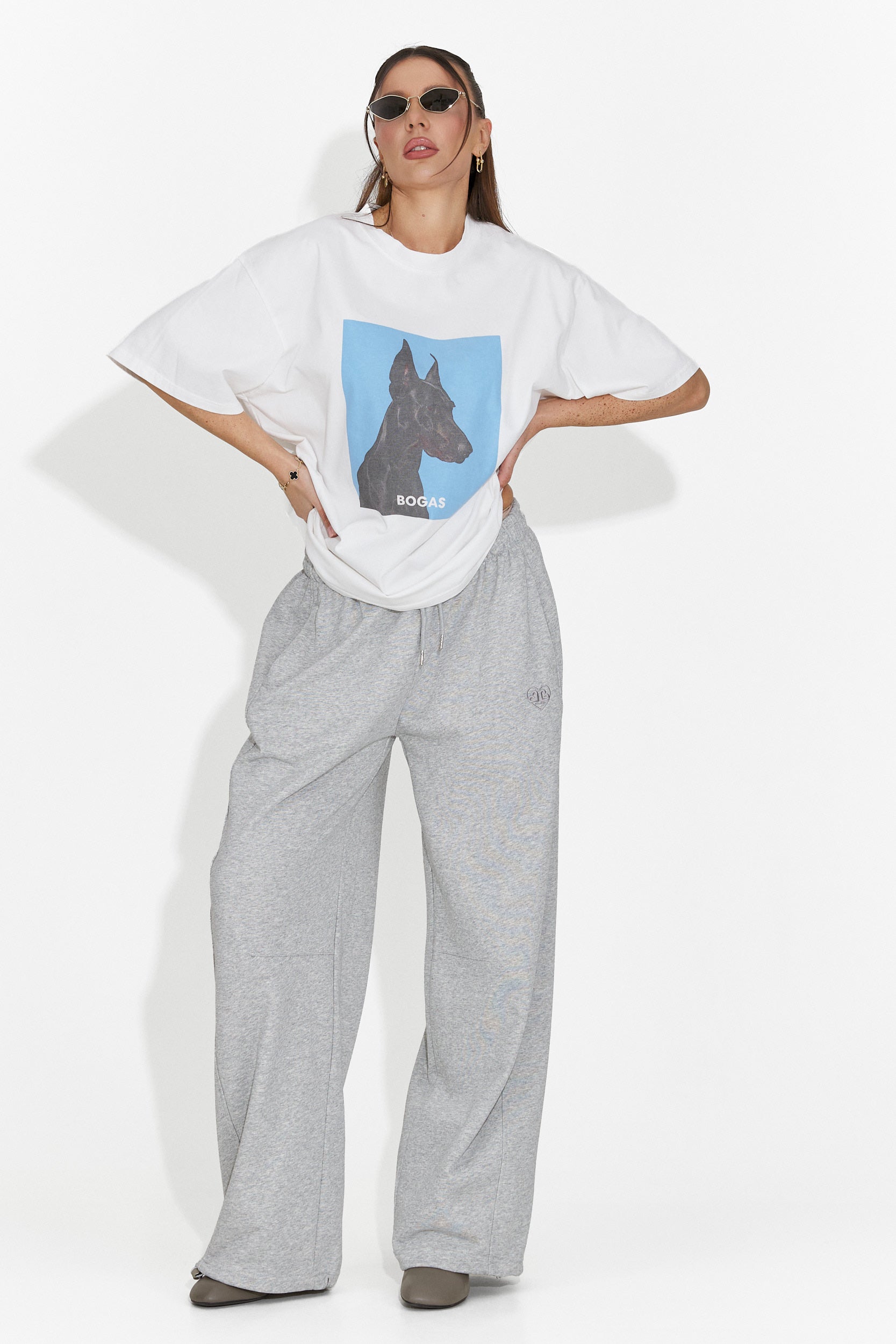 Solenia Bogas Casual Biała Koszulka Damska