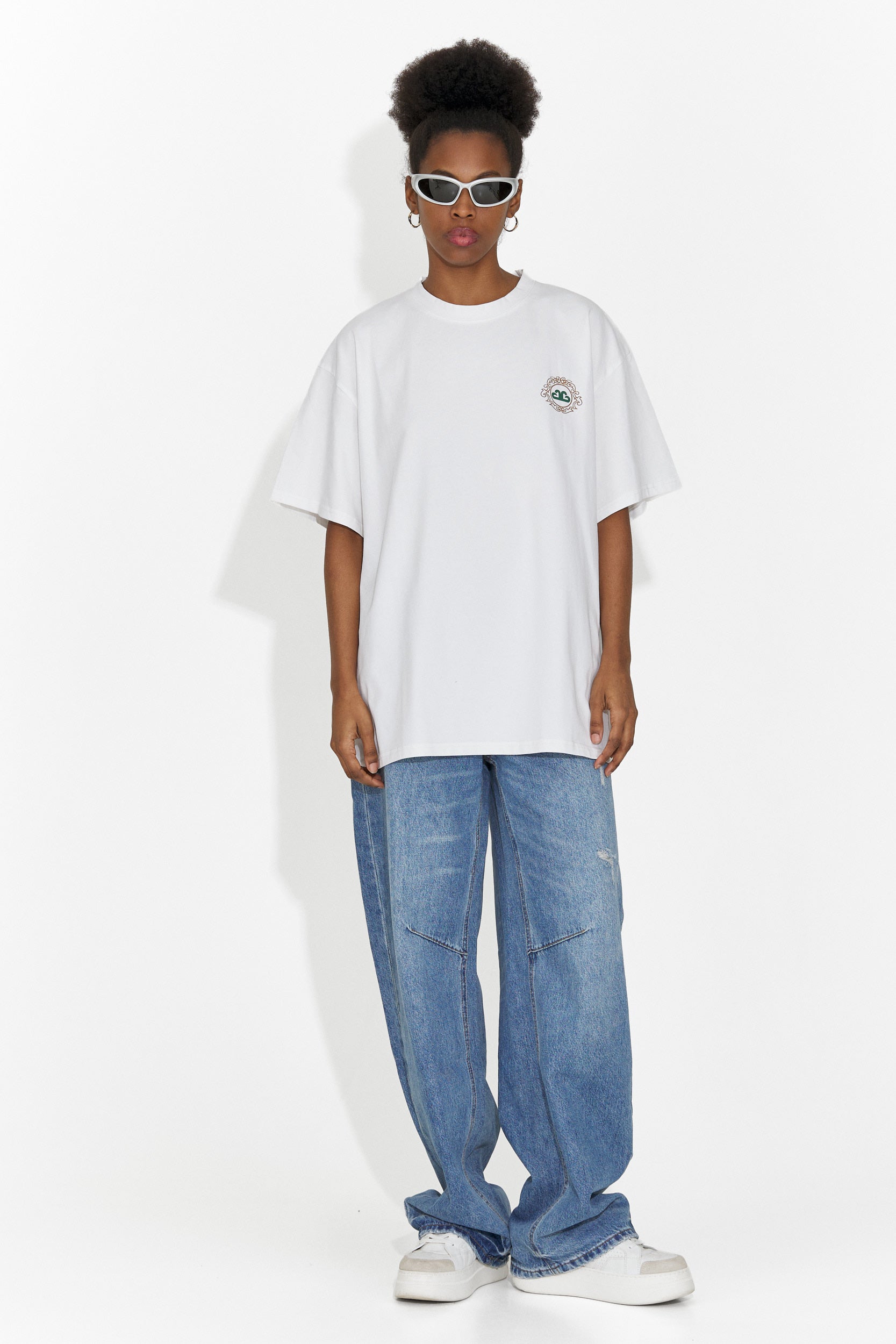 Zoenia Bogas Casual Biała Damska Koszulka T-shirt